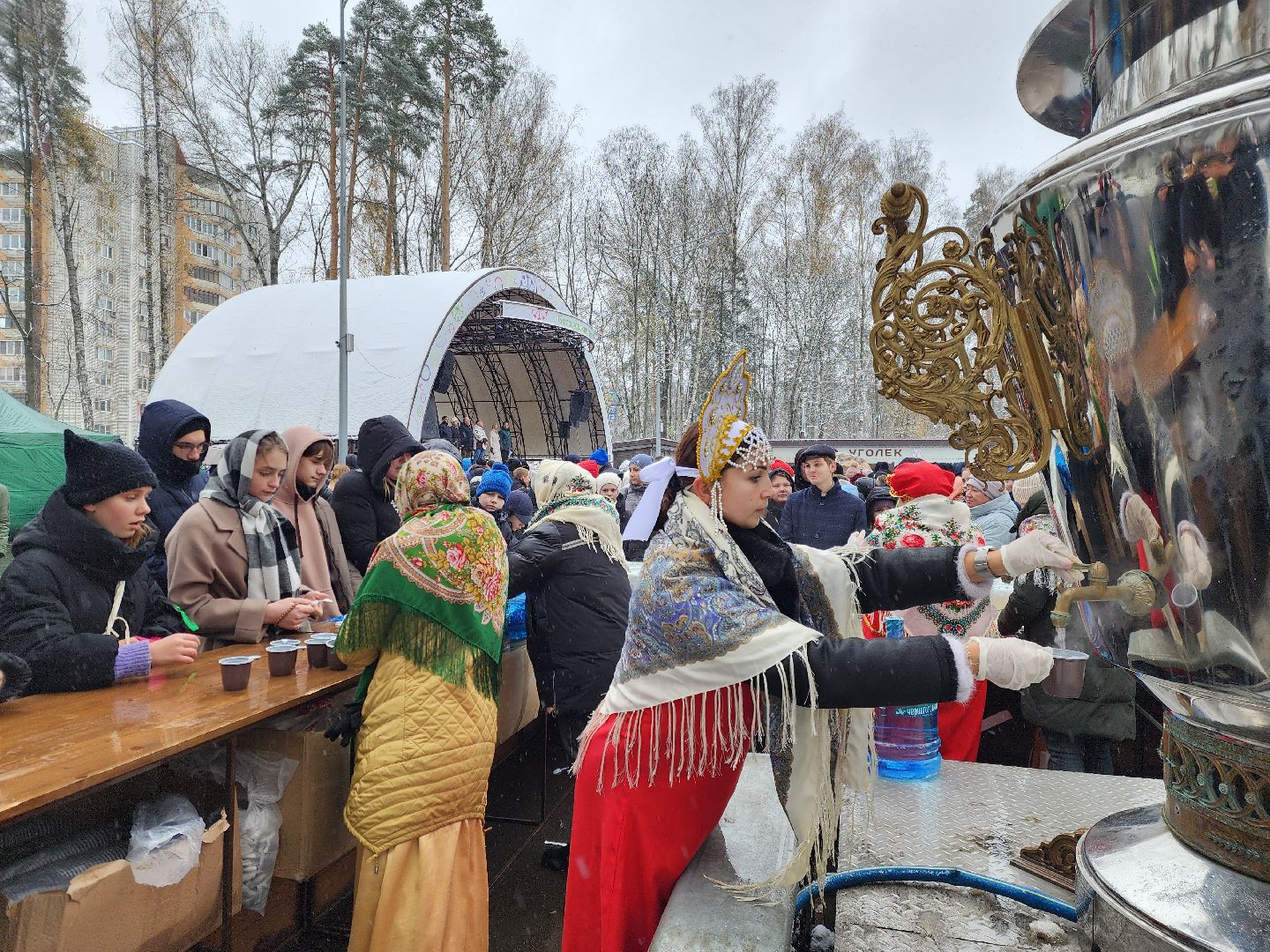 ногинск, жители, общество, центральный парк, праздний, самовар, день народного единства, чай, вертикалки