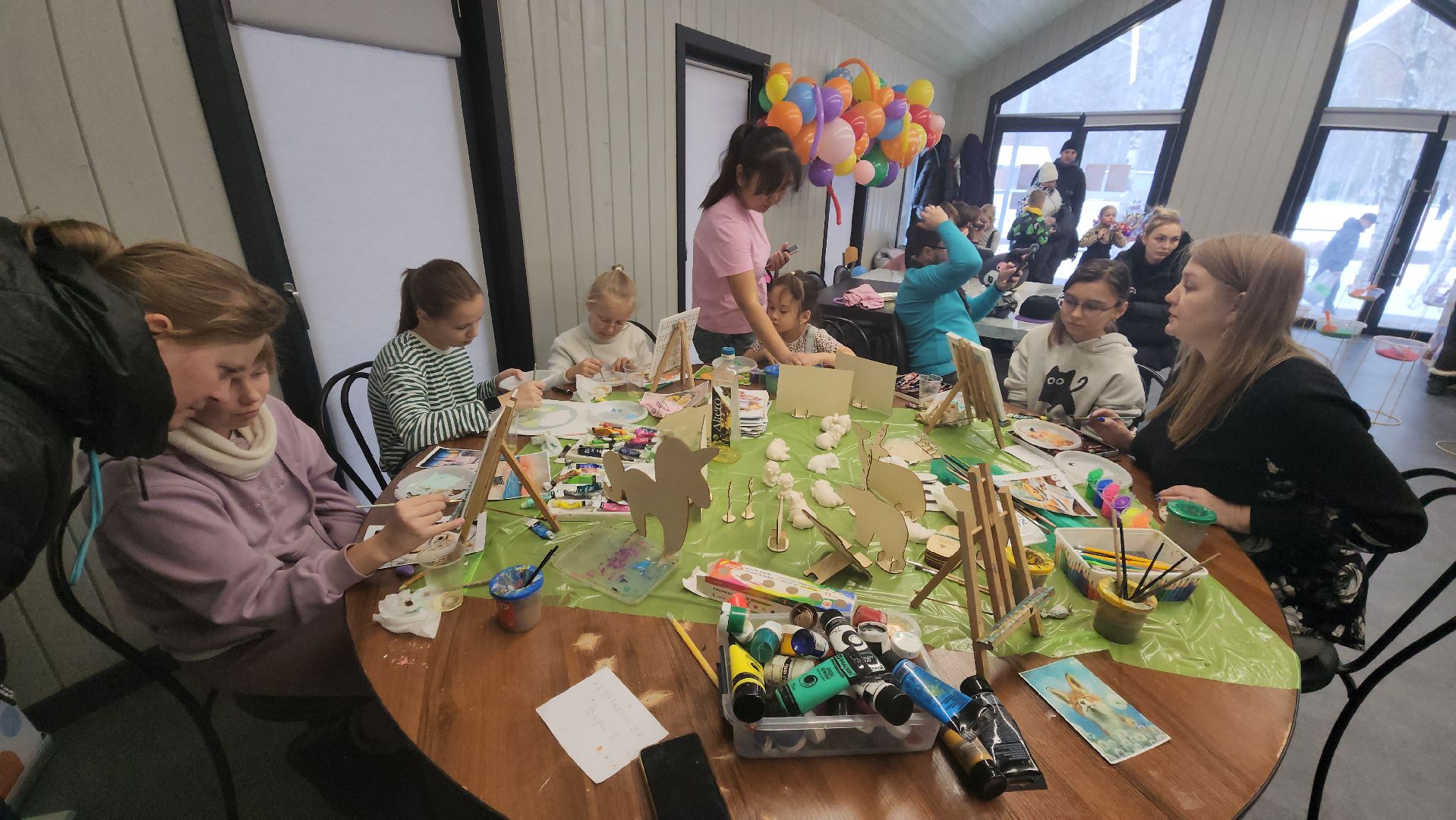 Мастер-класс, Лобня, Рисование, вертикалка, день народного единства,