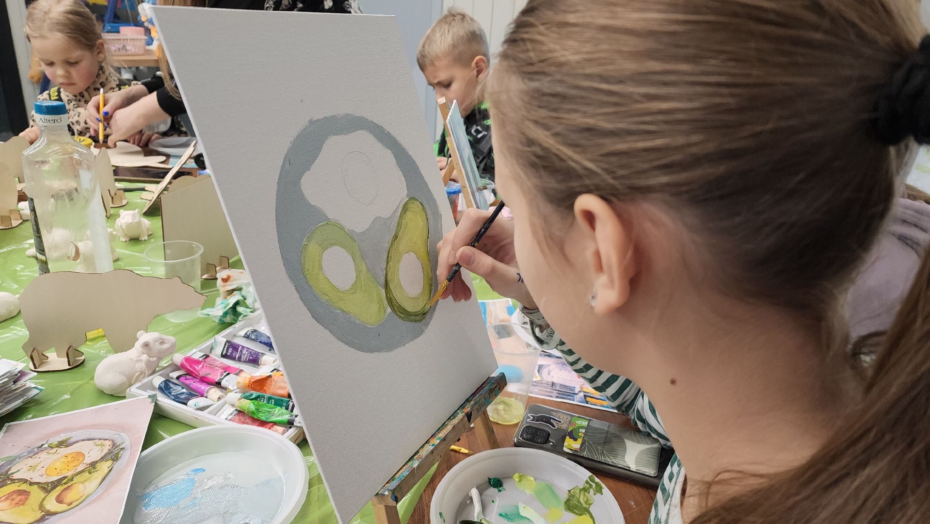 Мастер-класс, Лобня, Рисование, вертикалка, день народного единства,