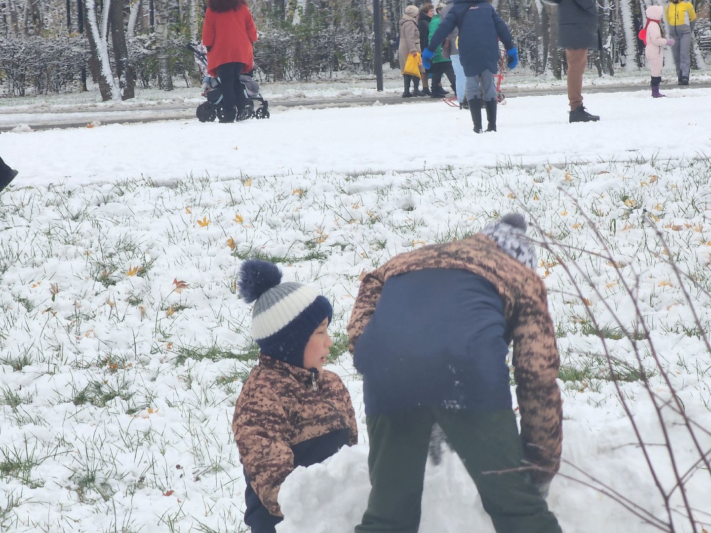 долгопрудный, день народного единства, снеговики, кривые зеркала, мастер класс, вертикалка,