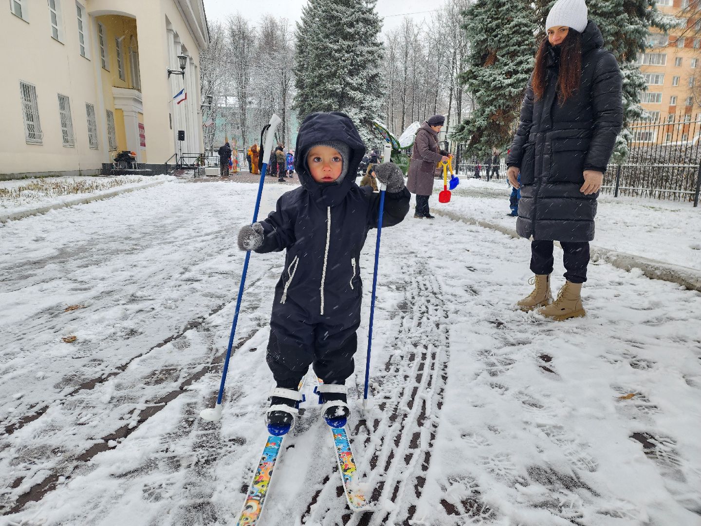 красноармейск, городской округ пушкинский, день народного единства, первый снег,вертикалки,