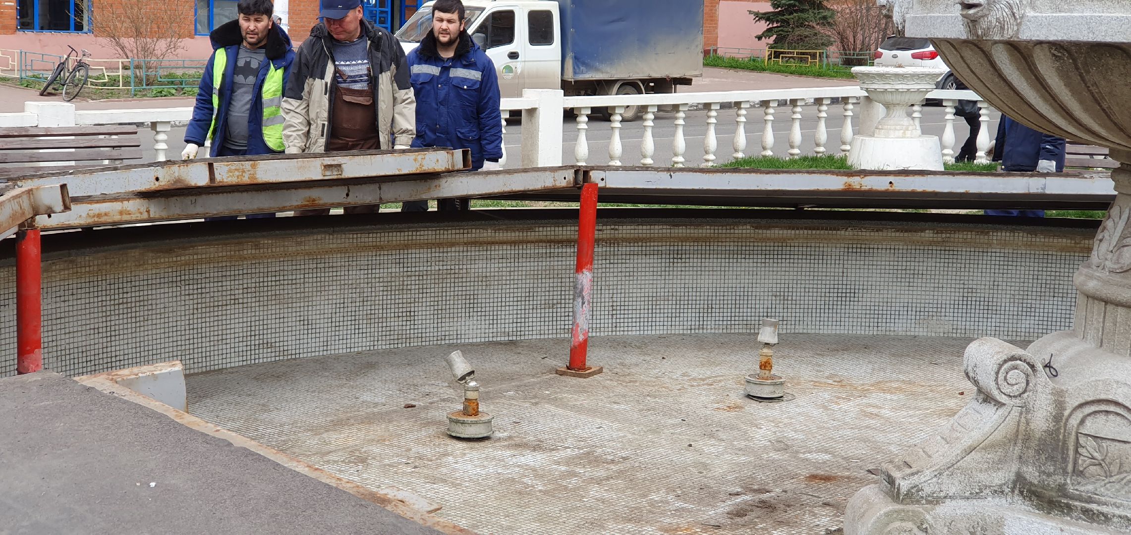 благоустройство, городской фонтан, расконсервация, Дзержинский