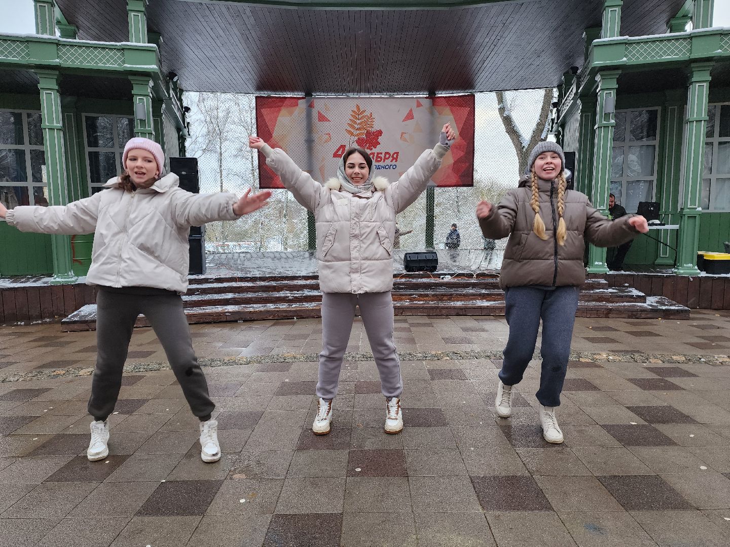 раменское, общество, день народного единства, праздничная программа в раменском городском парке, вертикалки,