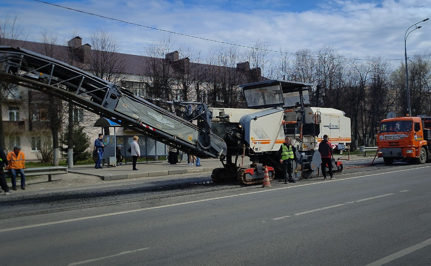 Бронницы, Замена асфальта, дороги
