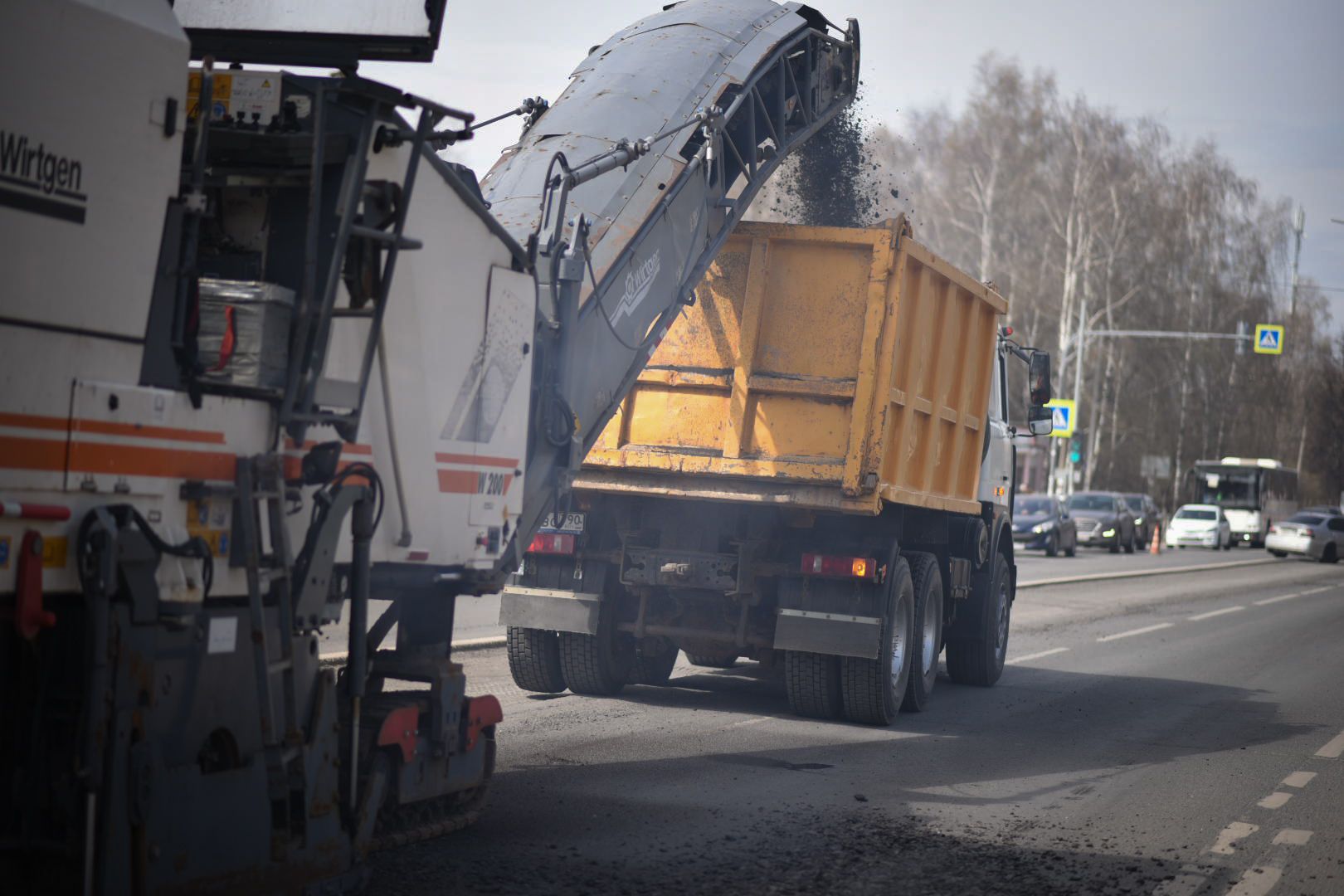 Бронницы, Замена асфальта, дороги