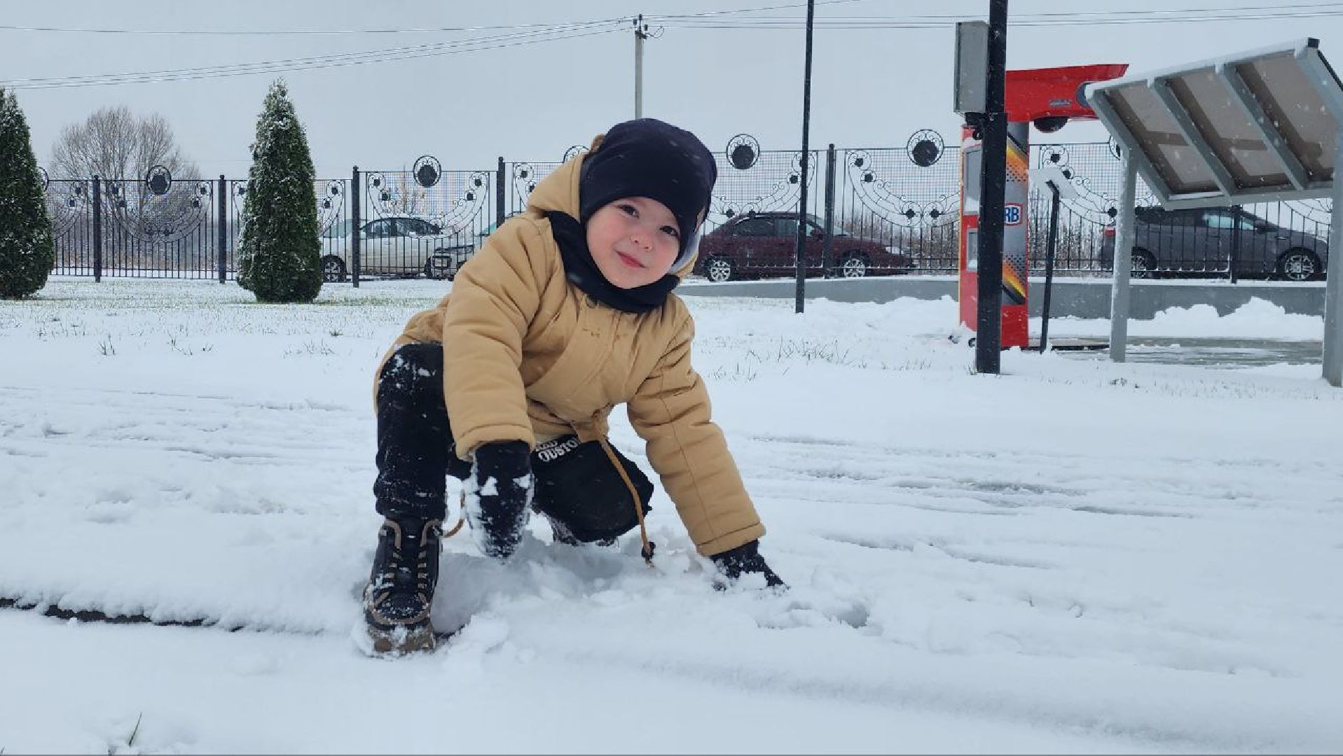 вертикалка, Серебряные Пруды, парк Серебряный, снегопад, первый снег,
