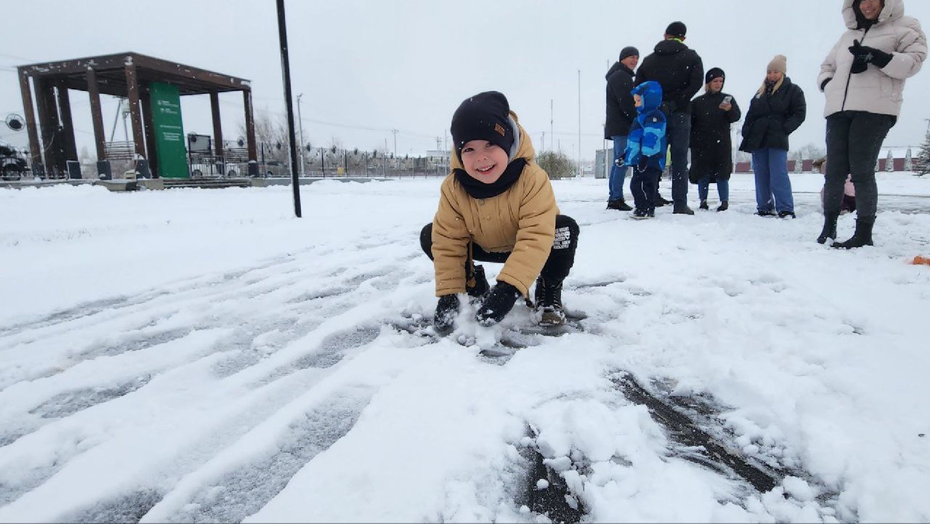 вертикалка, Серебряные Пруды, парк Серебряный, снегопад, первый снег,