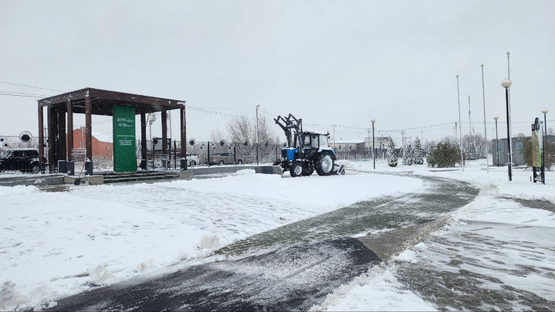 вертикалка, Серебряные Пруды, парк Серебряный, снегопад, первый снег,