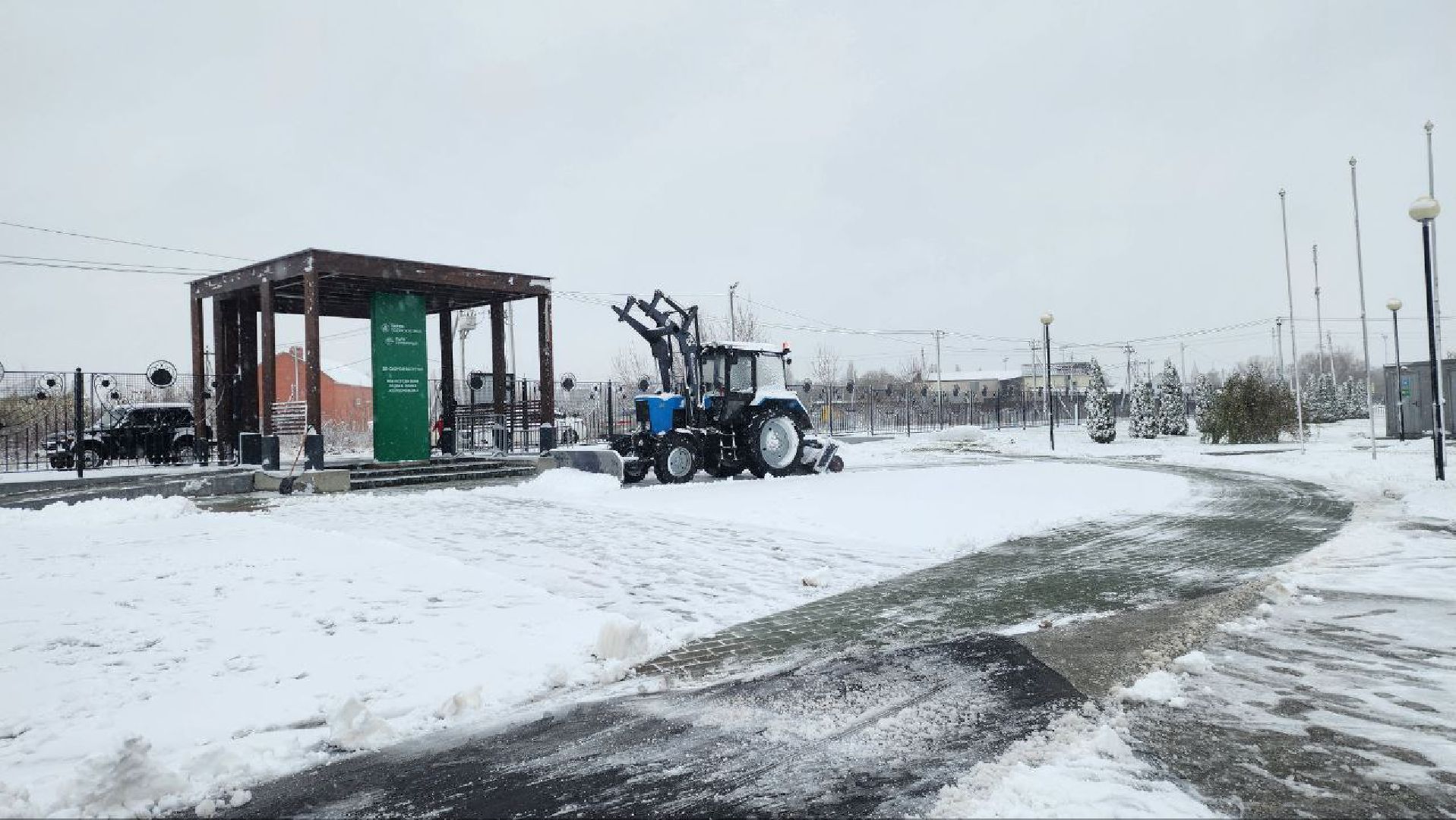 вертикалка, Серебряные Пруды, парк Серебряный, снегопад, первый снег,