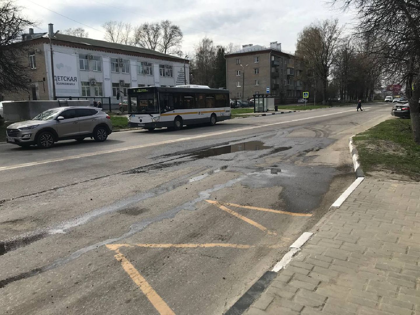 Коломна, дороги, ямы