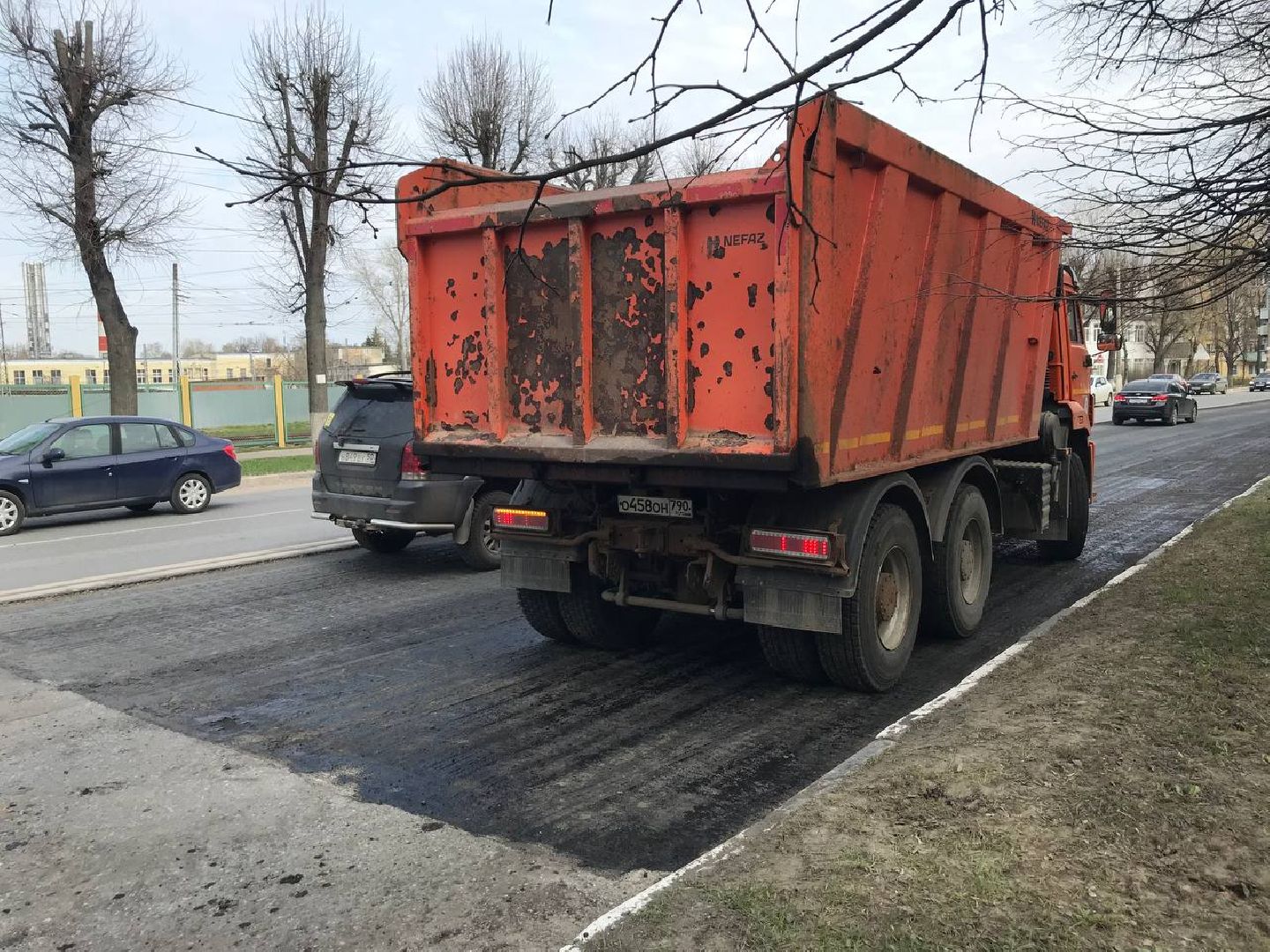 Коломна, дороги, ямы