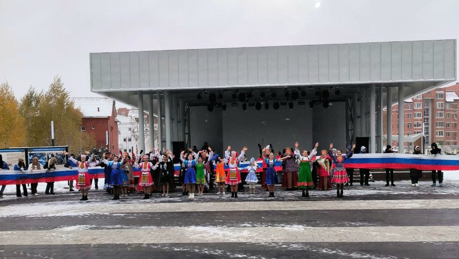 день народного единства, Концерт, Лобня, вертикалка,