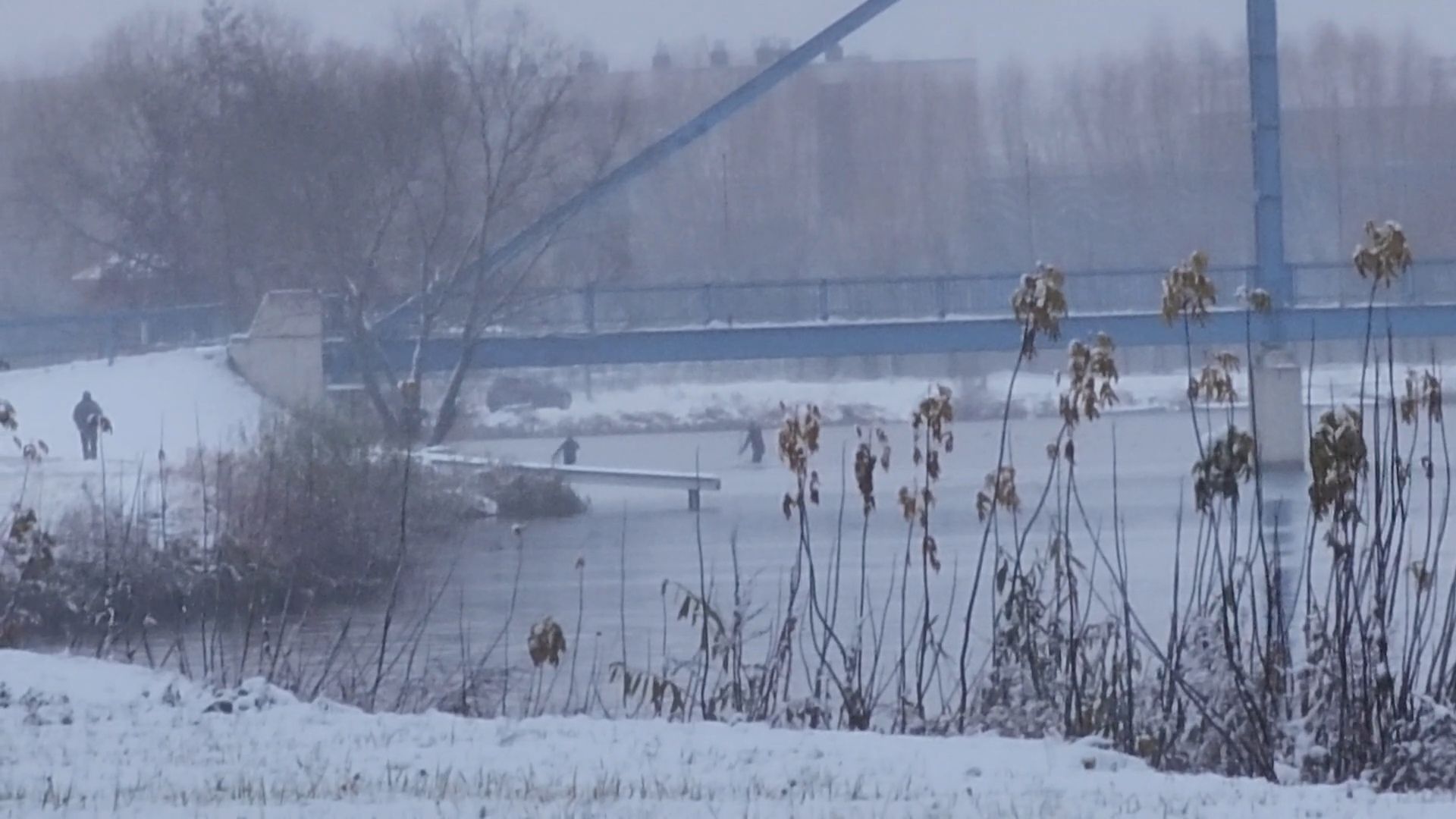 Бронницы, Бельское озеро, Заплыв на каноэ в снег, Снежный заплыв на каноэ, День народного единства,