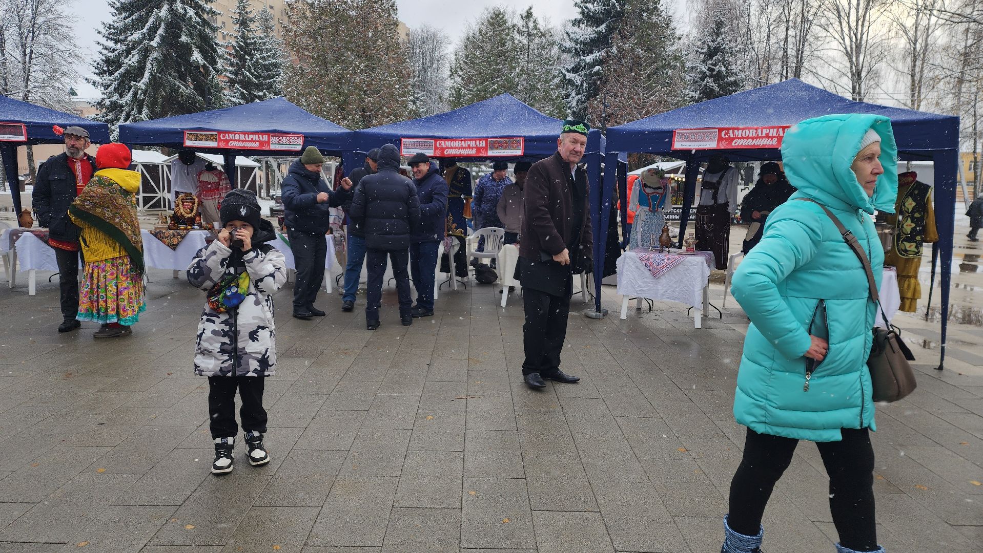 пушкино, вертикалка, чай, день народного единства, чаепитие, национальные блюда, жители, праздник,