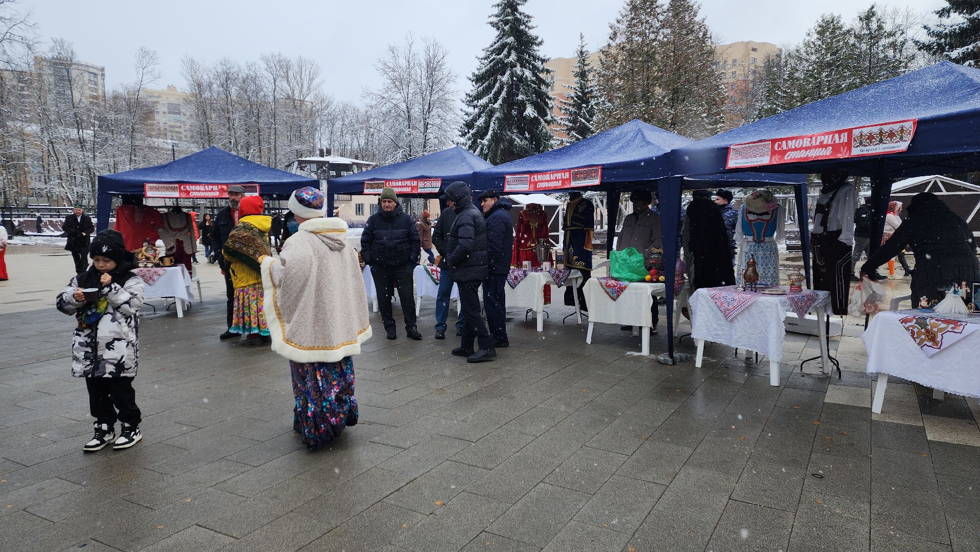пушкино, вертикалка, чай, день народного единства, чаепитие, национальные блюда, жители, праздник,