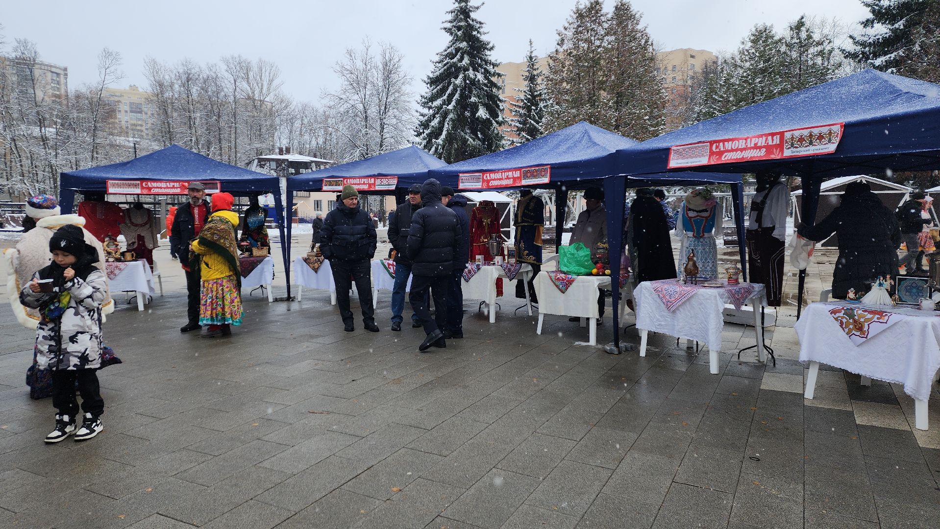 пушкино, вертикалка, чай, день народного единства, чаепитие, национальные блюда, жители, праздник,