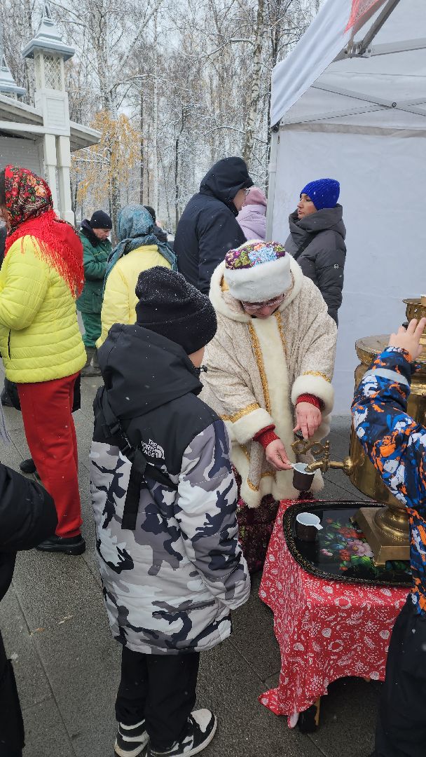 пушкино, вертикалка, чай, день народного единства, чаепитие, национальные блюда, жители, праздник,