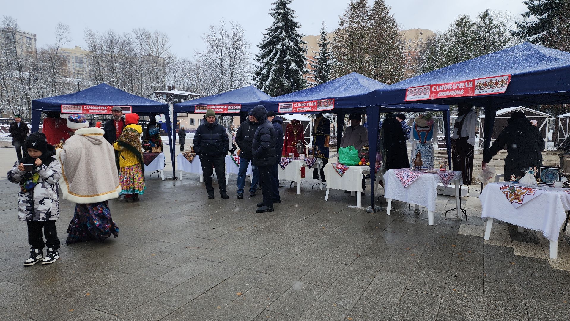 пушкино, вертикалка, чай, день народного единства, чаепитие, национальные блюда, жители, праздник,