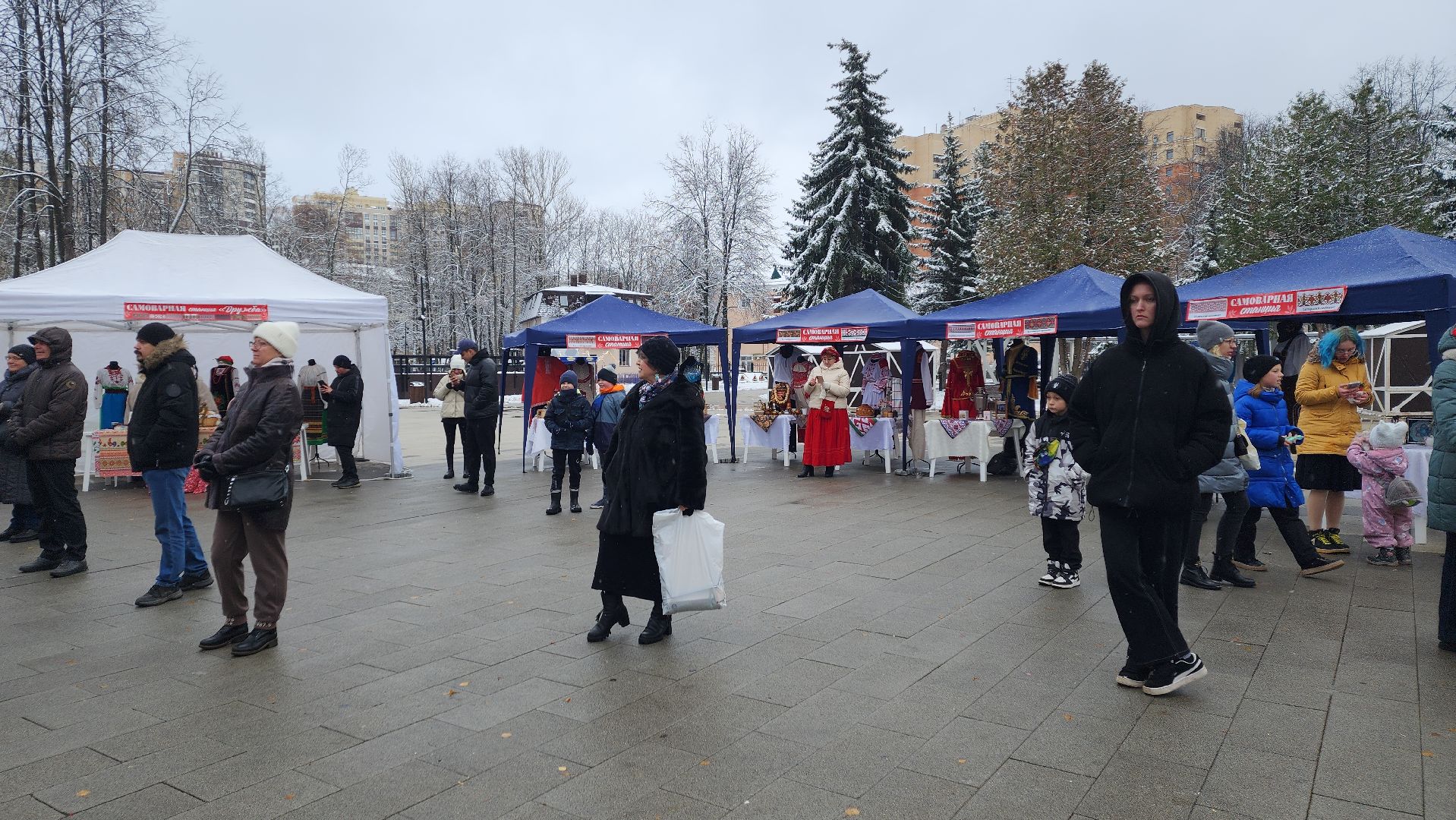 пушкино, вертикалка, чай, день народного единства, чаепитие, национальные блюда, жители, праздник,
