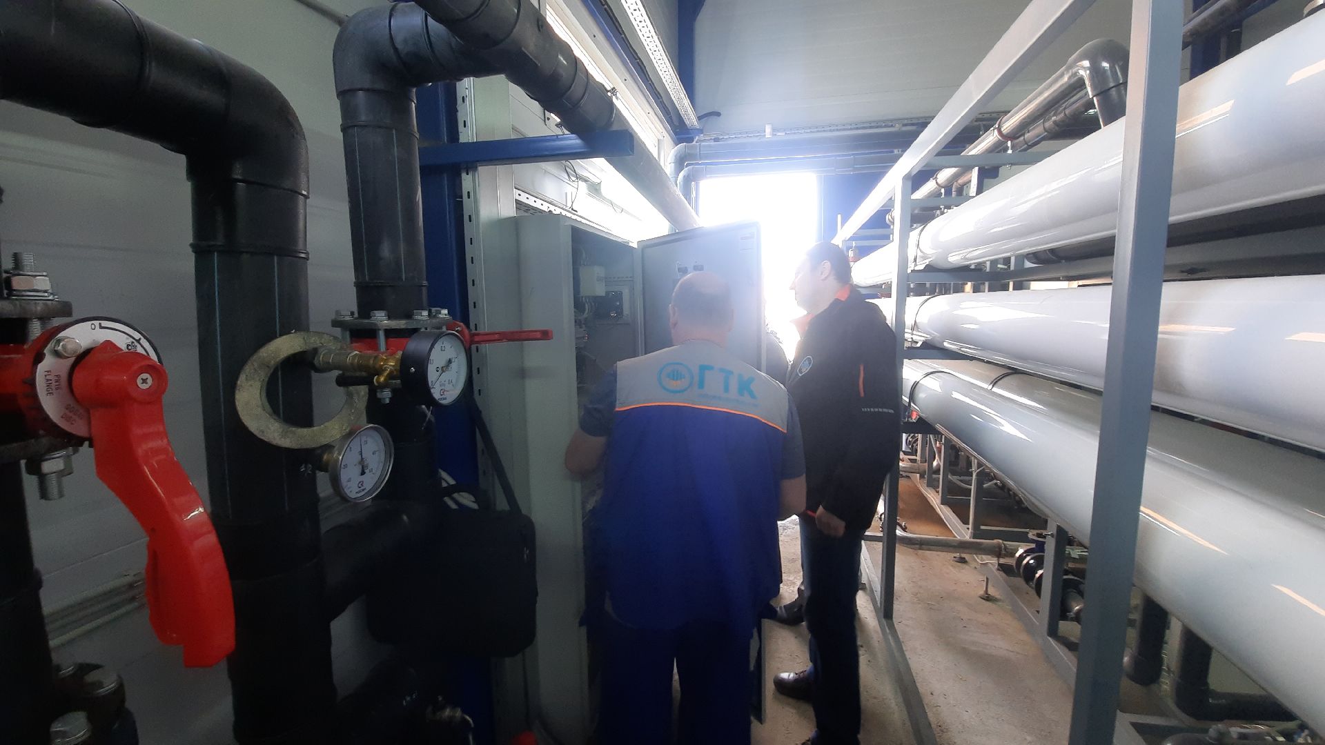 Шатура, Керва, новая станция по очистке питьевой воды.