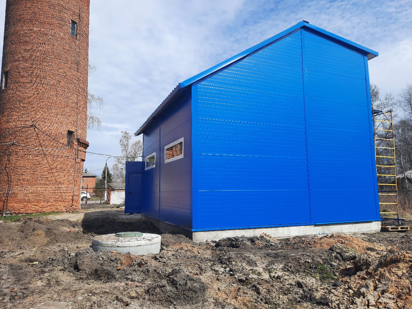 Шатура, Керва, новая станция по очистке питьевой воды.