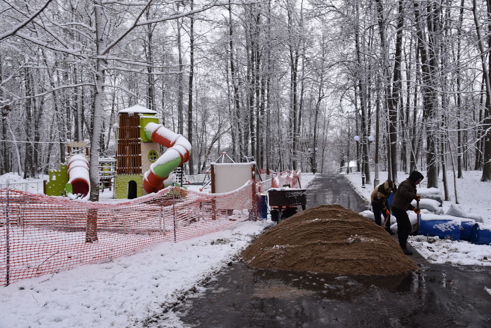 лотошино, лотошинский парк, парки подмосковья, благоустройство, детская игровая площадка, вертикалки,