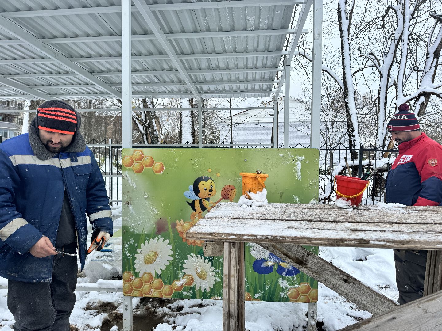 шаховская, теневые беседки, благоуйстройство, строительство, детский сад, вертикалки,