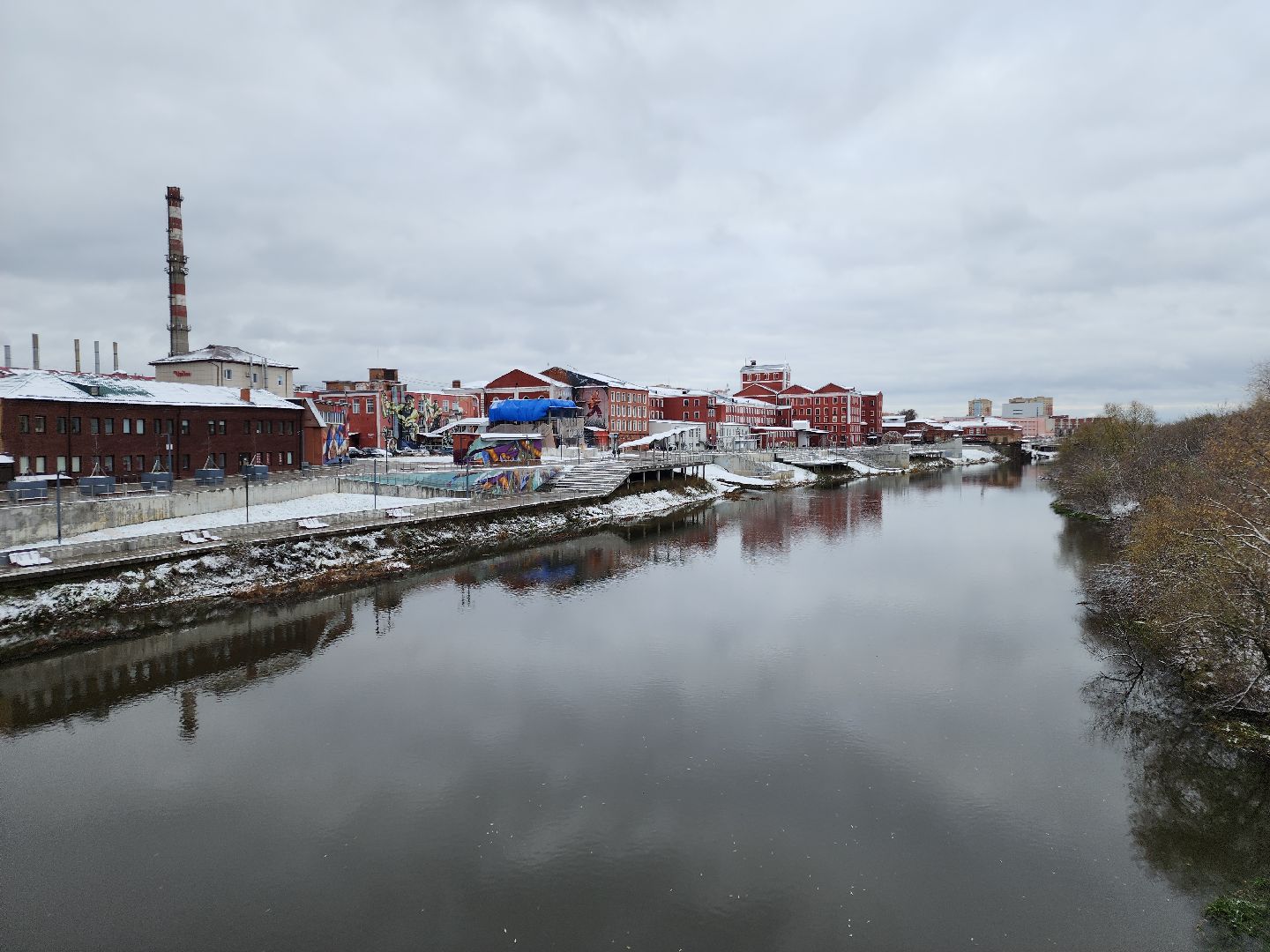 благоустройство 2024, Набережная в Орехово-Зуеве, орехово-зуевский округ,фасады, вертикалки,