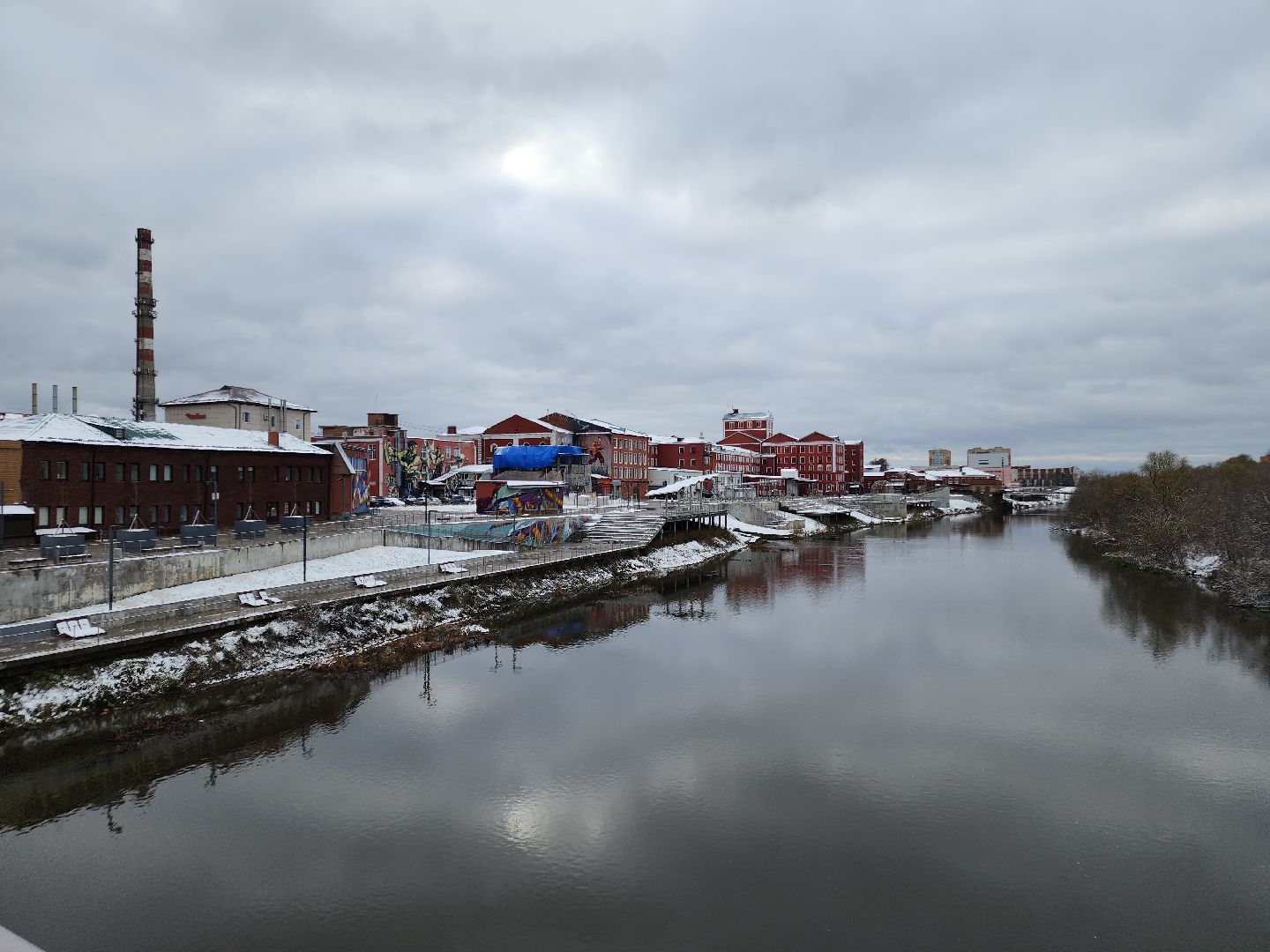 благоустройство 2024, Набережная в Орехово-Зуеве, орехово-зуевский округ,фасады, вертикалки,