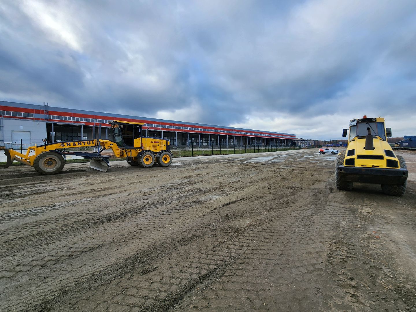 Чехов, деревня Кузьмино-Фильчаково, Сухой порт, транспортно-перегрузочный центр, транспортно-логистический комплекс, терминал, строительство, площадка для хранения товаров, объездная дорога, вертикалка, вертикальное видео,