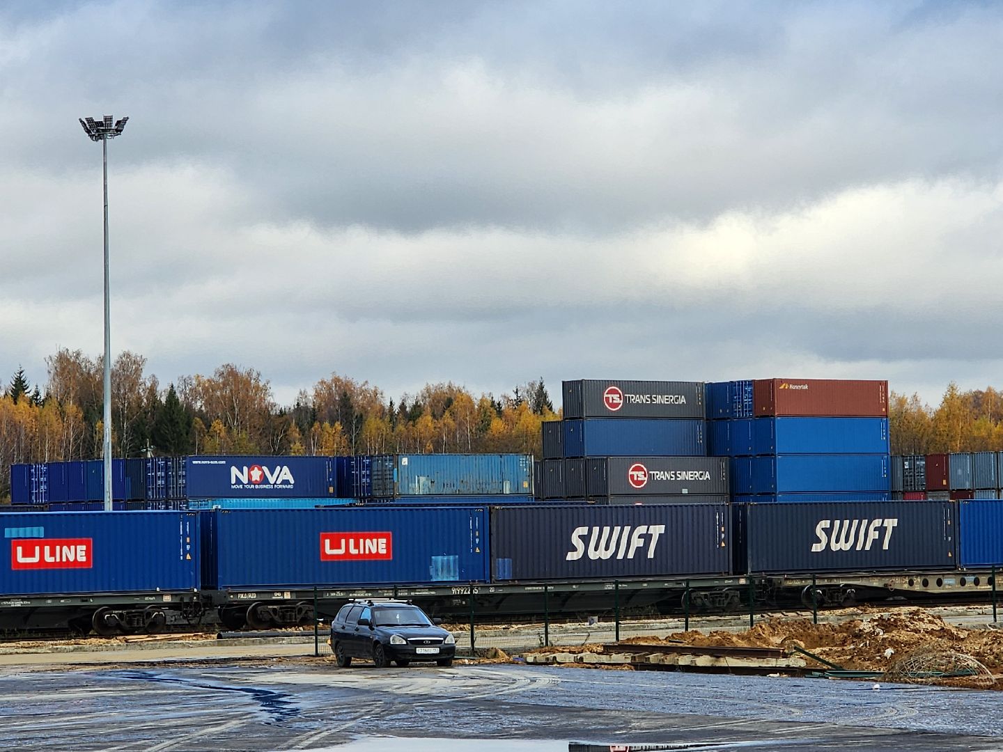 Чехов, деревня Кузьмино-Фильчаково, Сухой порт, транспортно-перегрузочный центр, транспортно-логистический комплекс, терминал, строительство, площадка для хранения товаров, объездная дорога, вертикалка, вертикальное видео,