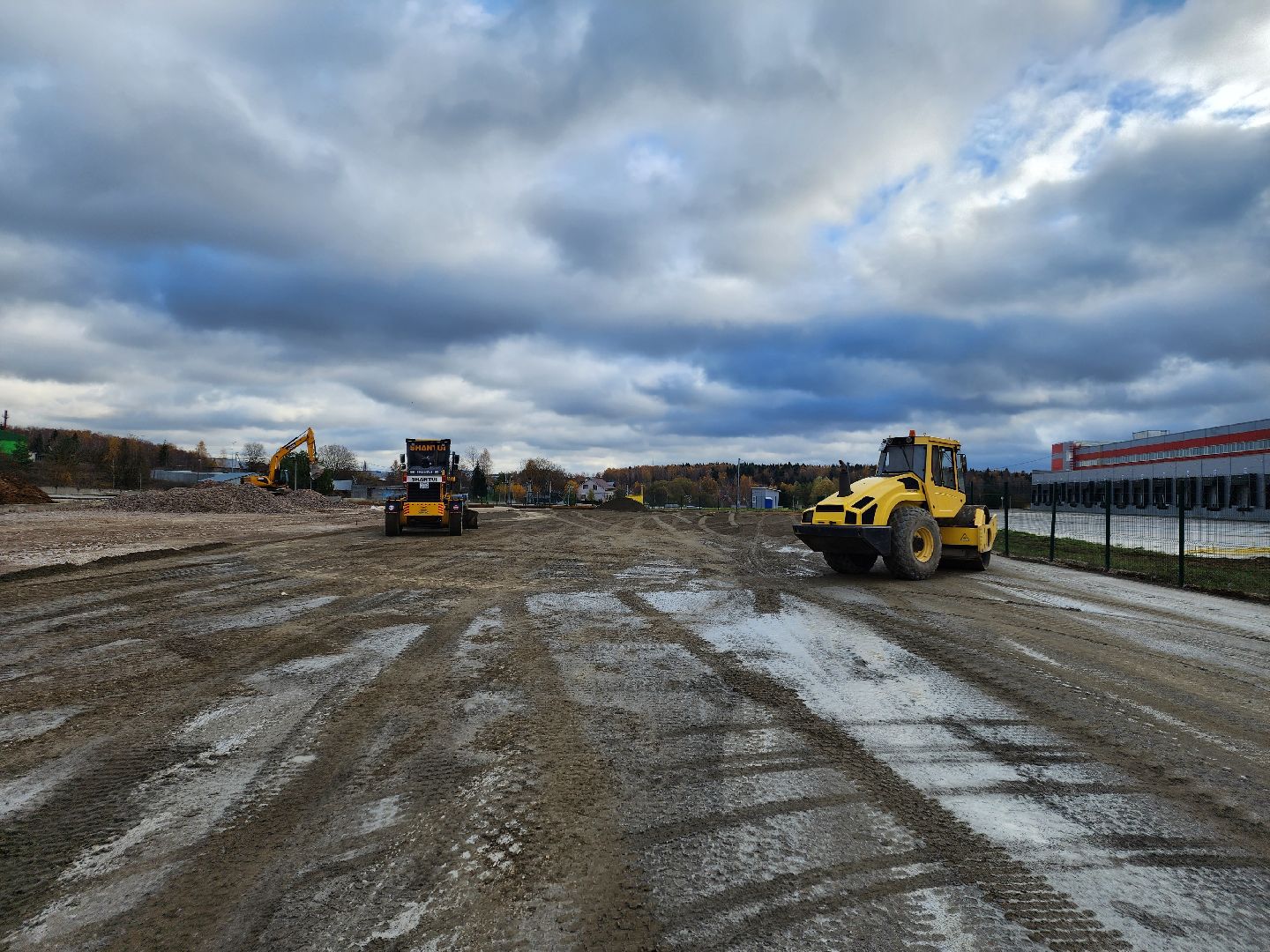 Чехов, деревня Кузьмино-Фильчаково, Сухой порт, транспортно-перегрузочный центр, транспортно-логистический комплекс, терминал, строительство, площадка для хранения товаров, объездная дорога, вертикалка, вертикальное видео,