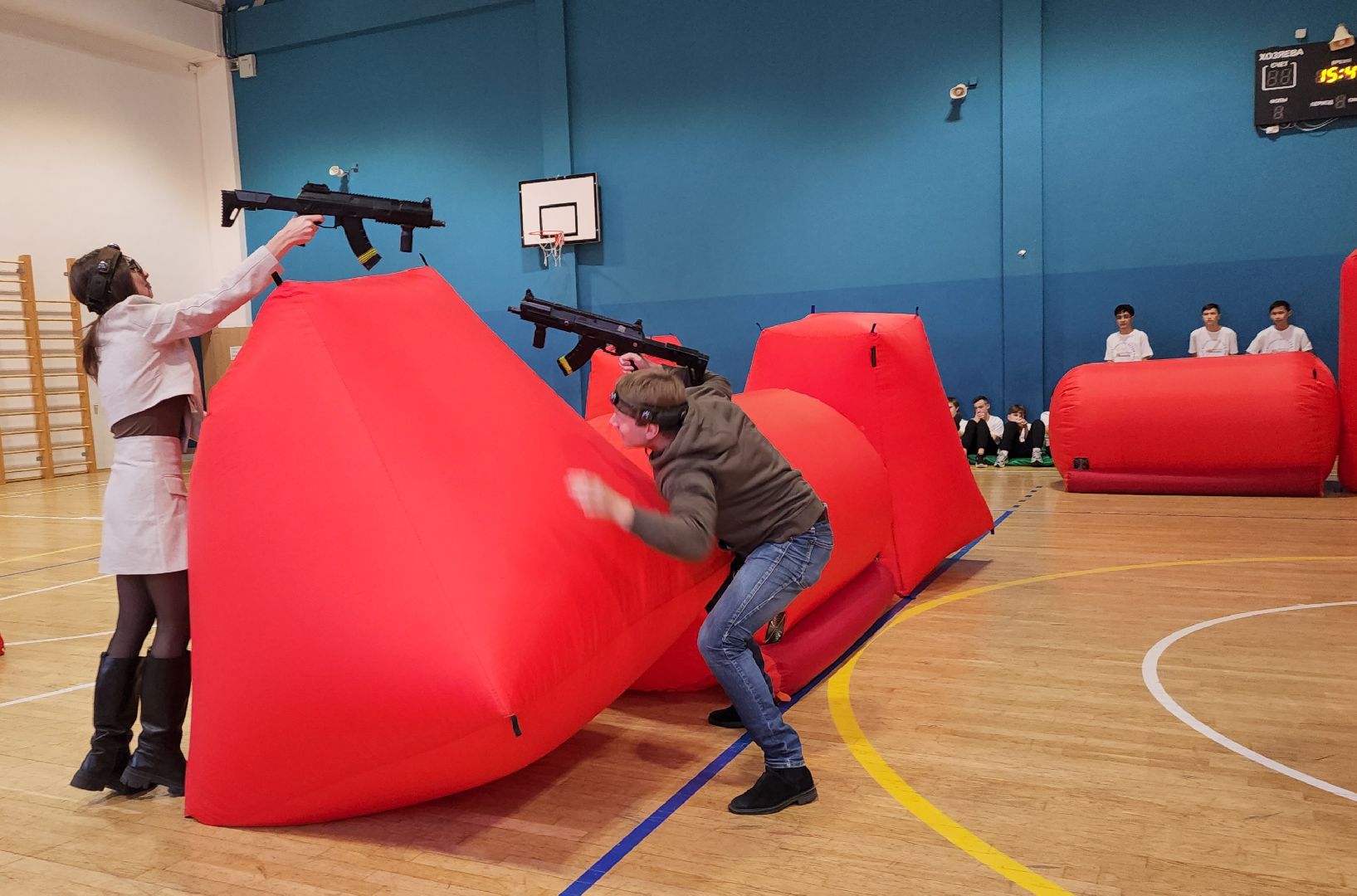 красногорск, лазертаг, школьная спартакиада,