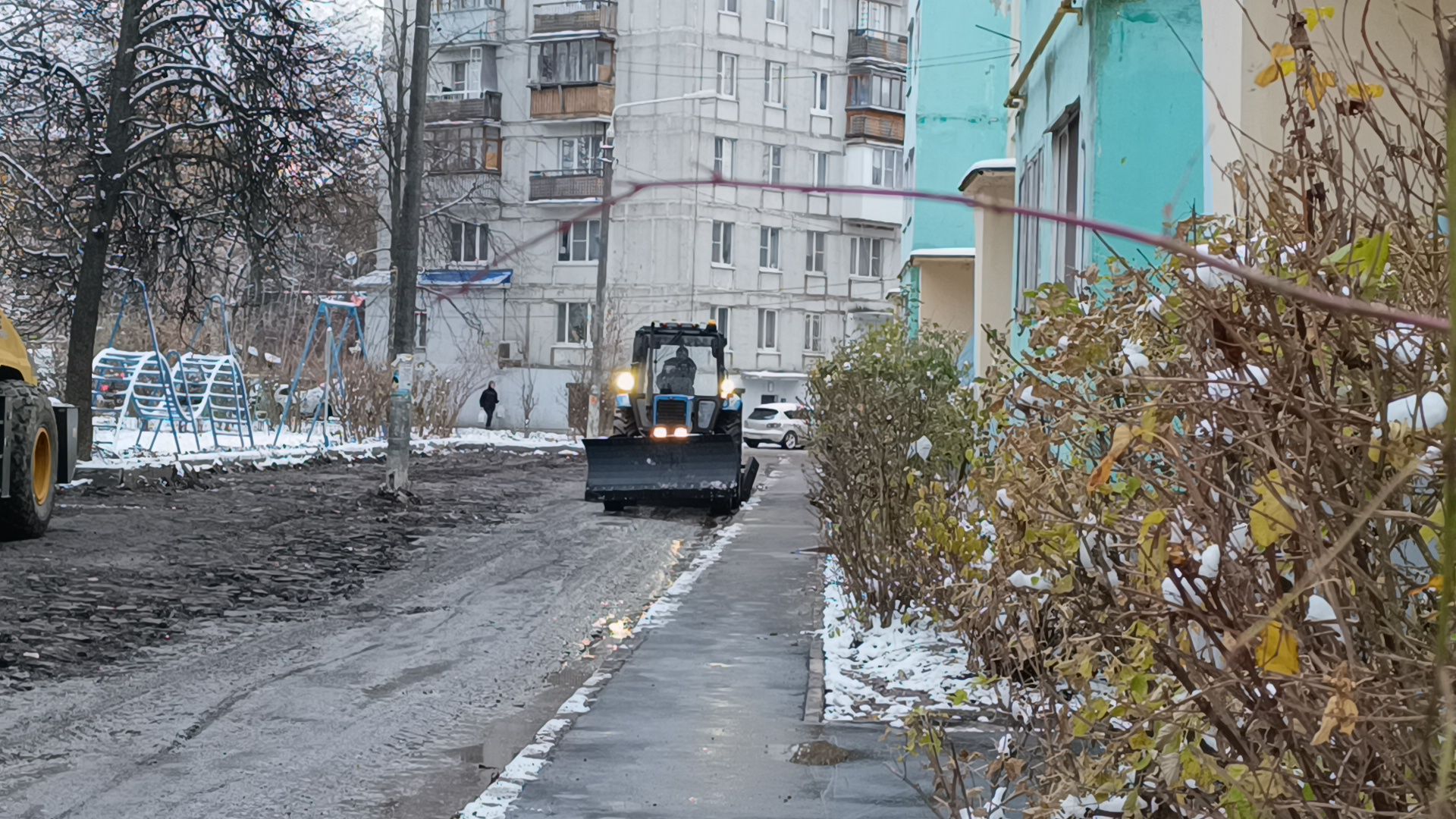 благоустройство, парковка, асфальт, лобня, вертикалка,