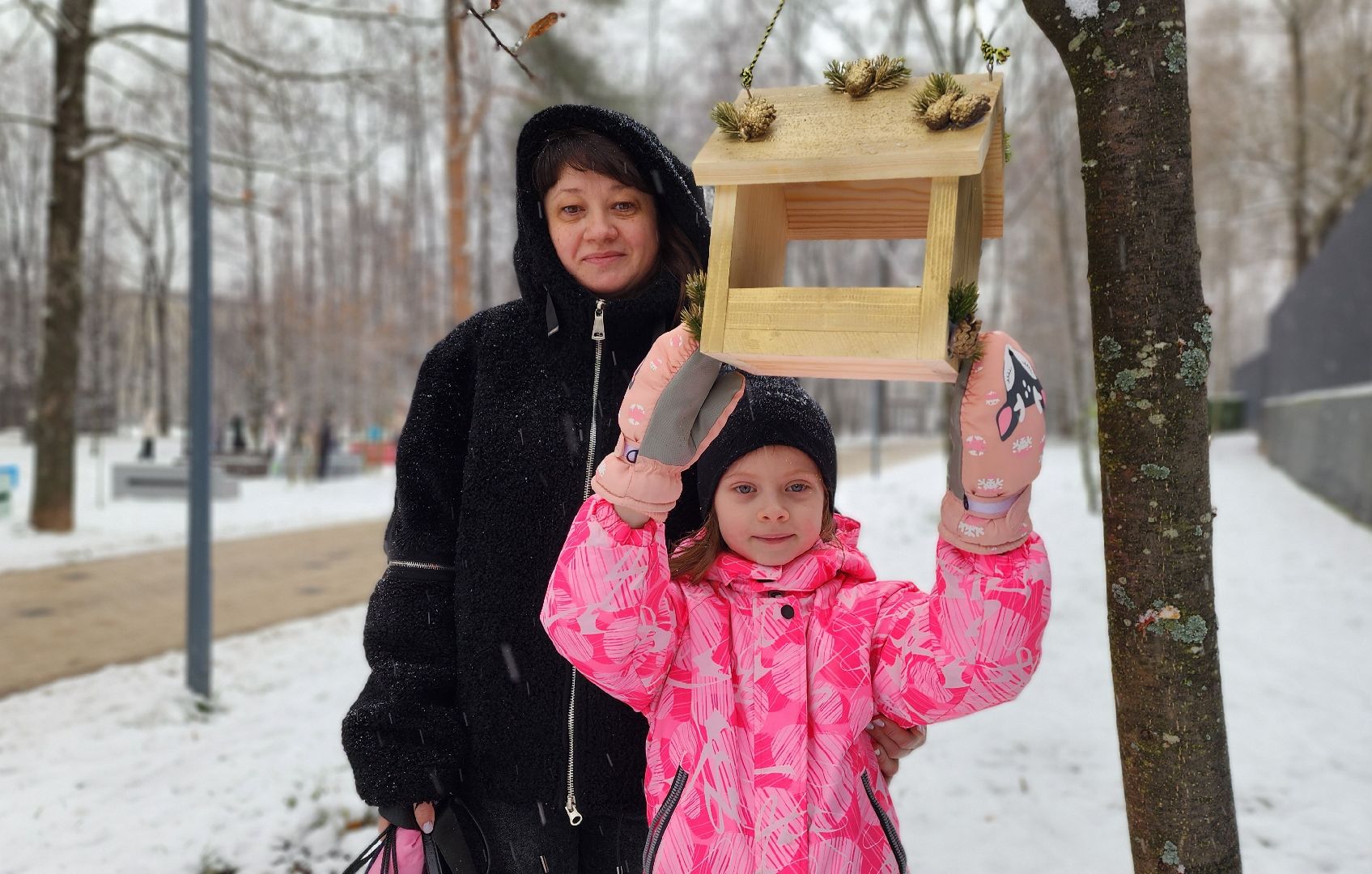 Солнечногорск, вертикалки, городской парк, акция кормишка, накорми птиц зимой,