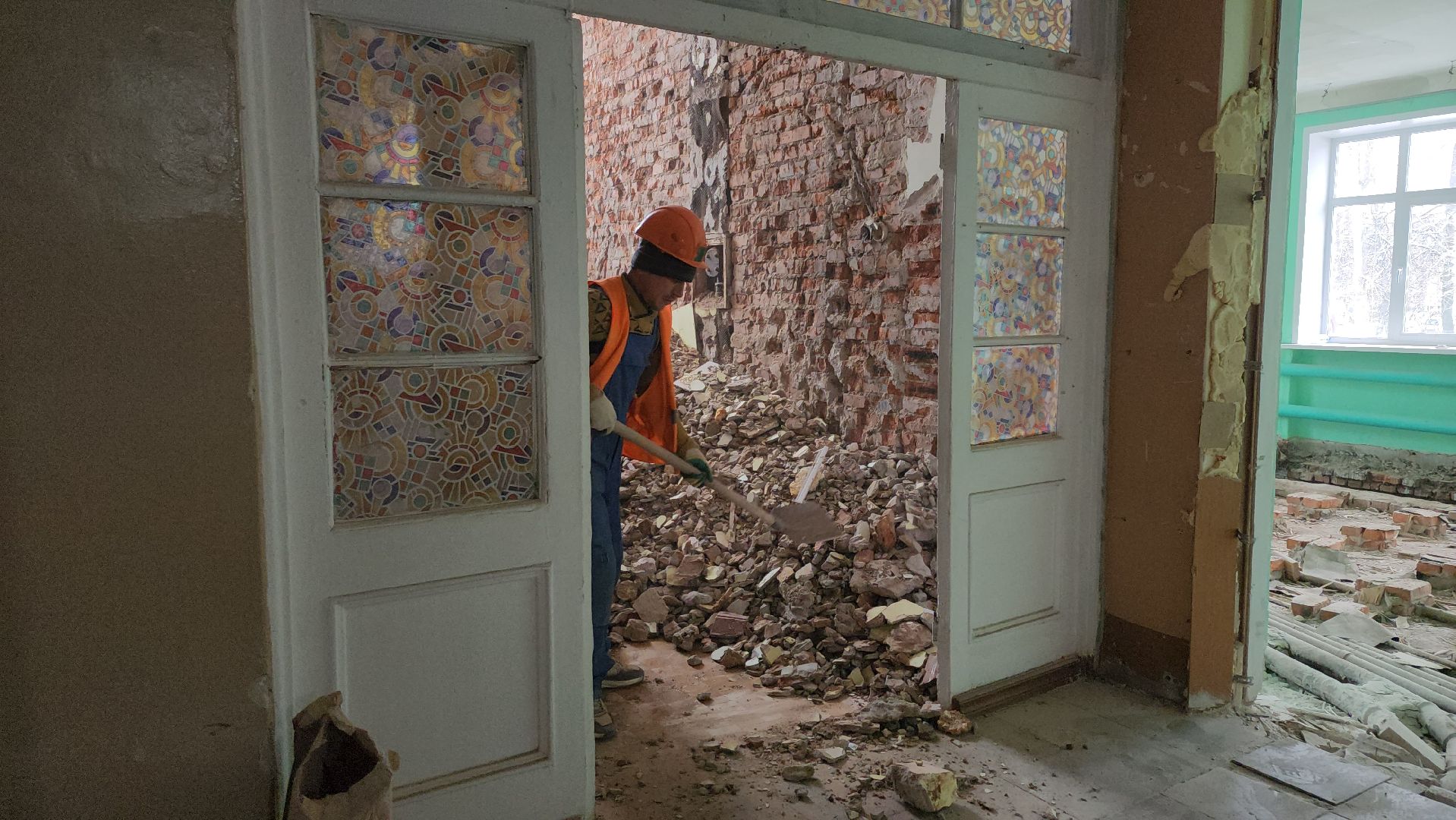 ступино, капитальный ремонт школ, школа, вертикалка,