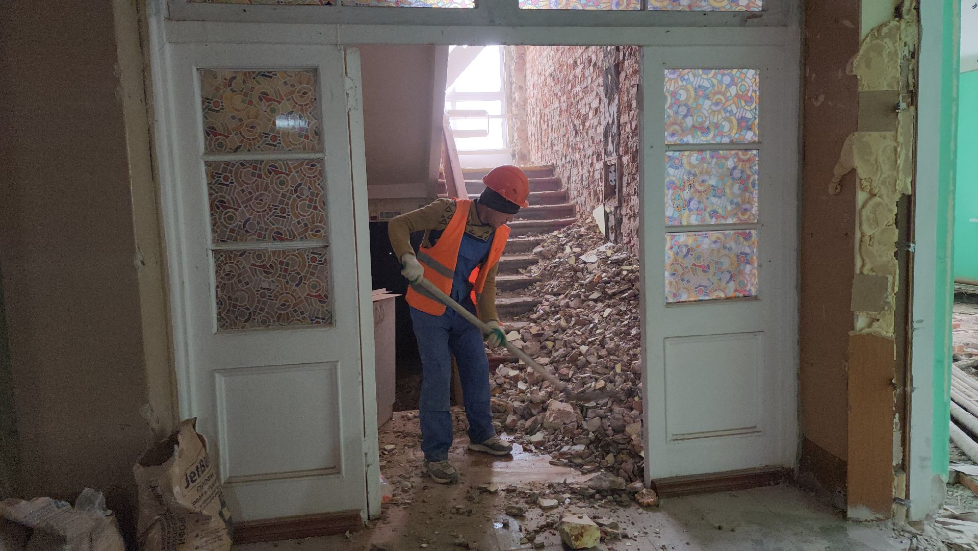 ступино, капитальный ремонт школ, школа, вертикалка,