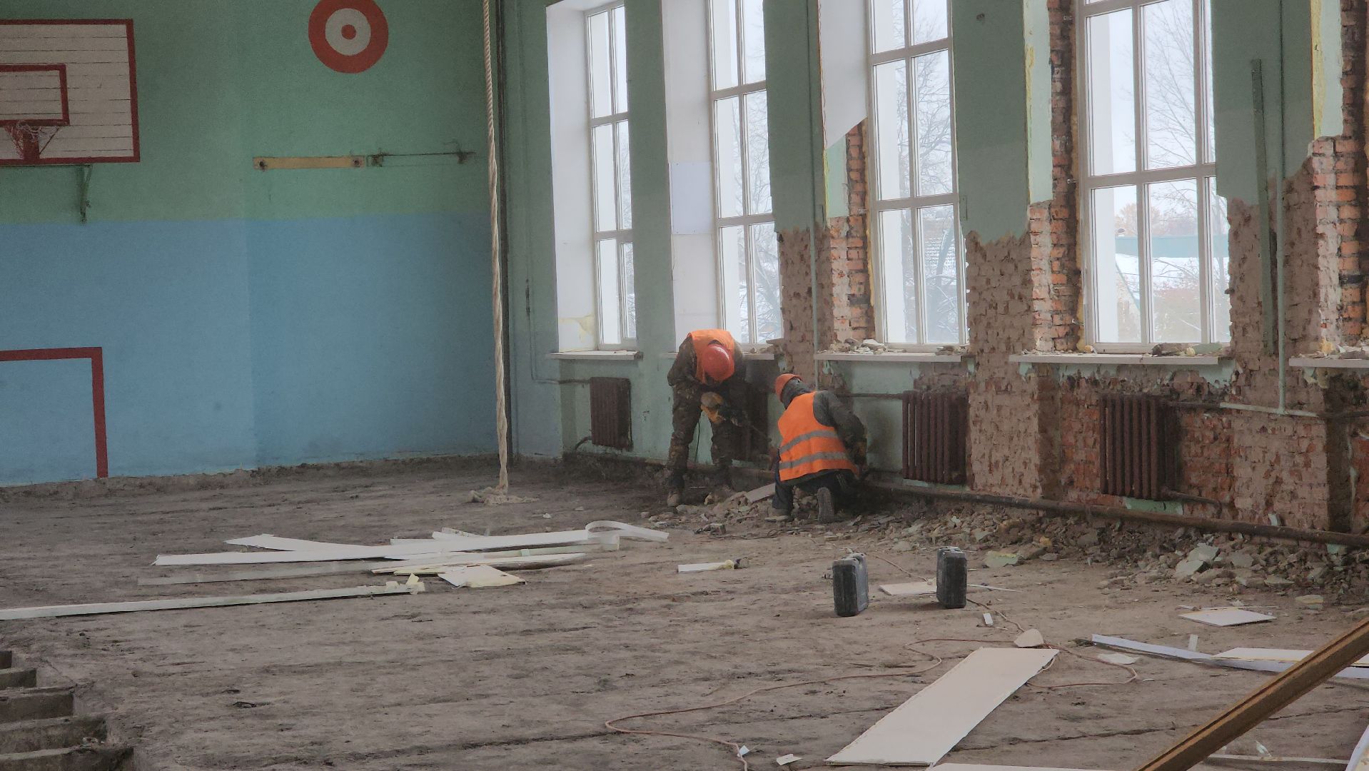 ступино, капитальный ремонт школ, школа, вертикалка,