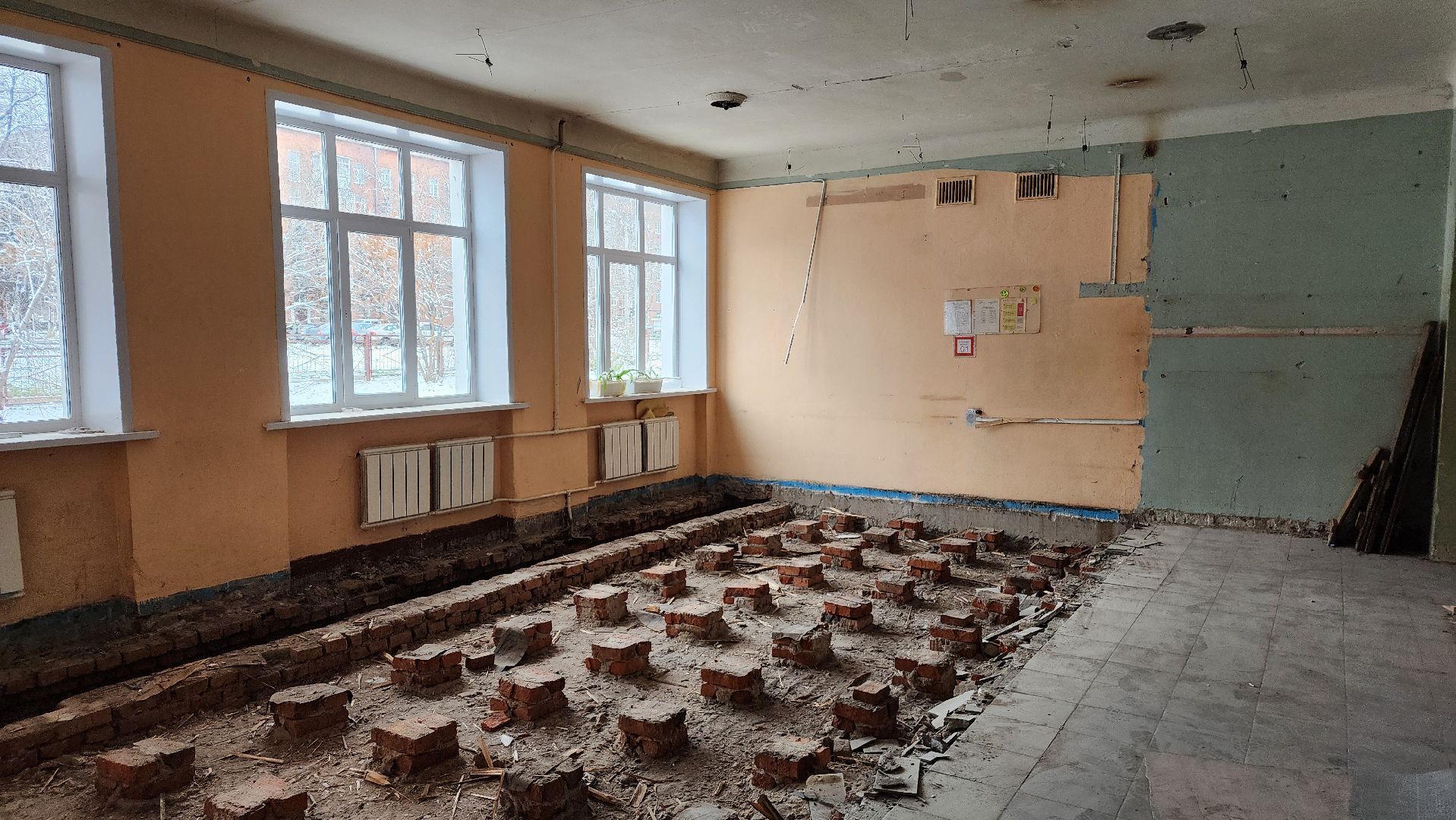 ступино, капитальный ремонт школ, школа, вертикалка,