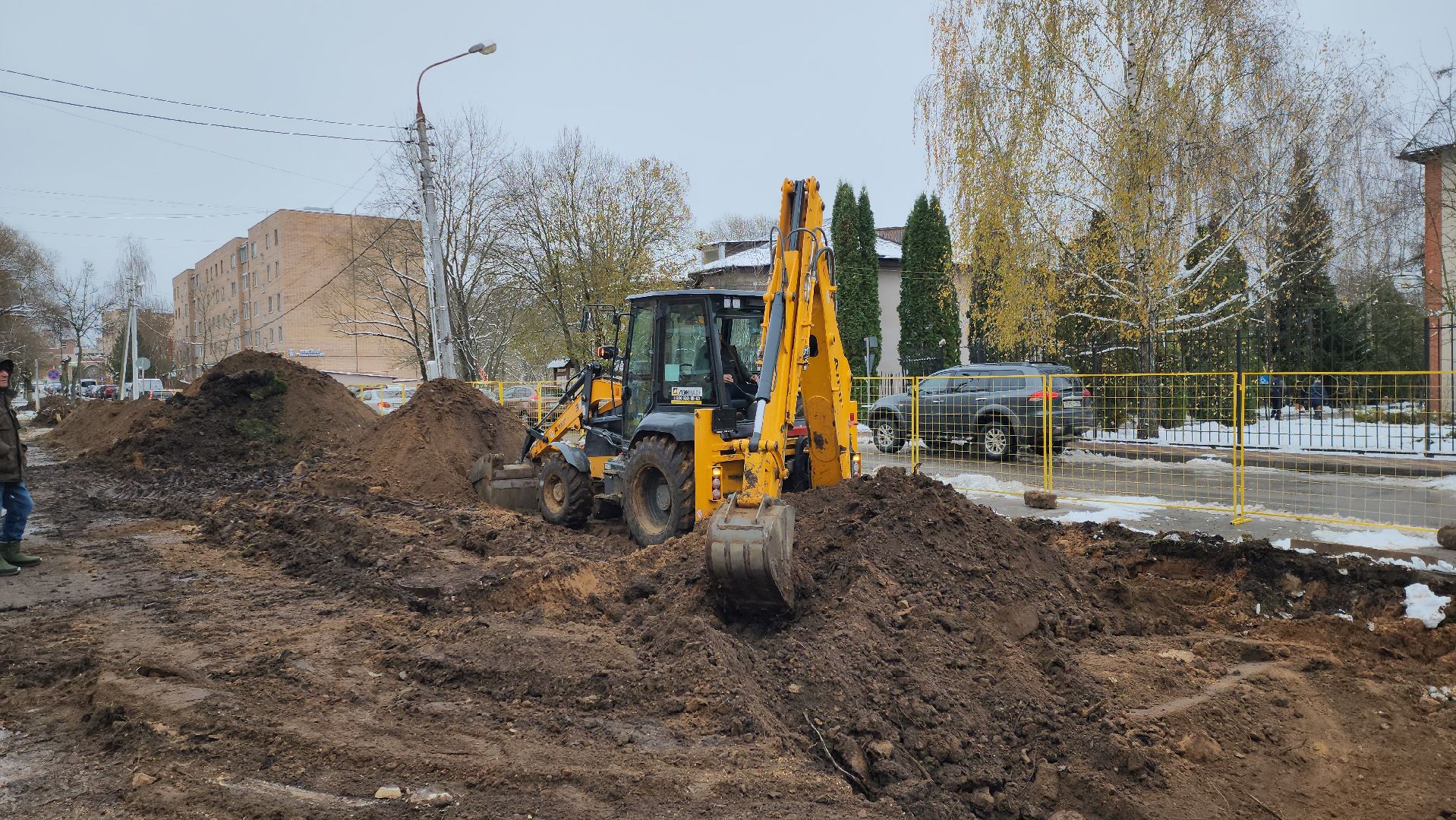 парковка, Строительство парковки, руза, благоустройство, рузский городской округ, московская область, подмосковье,