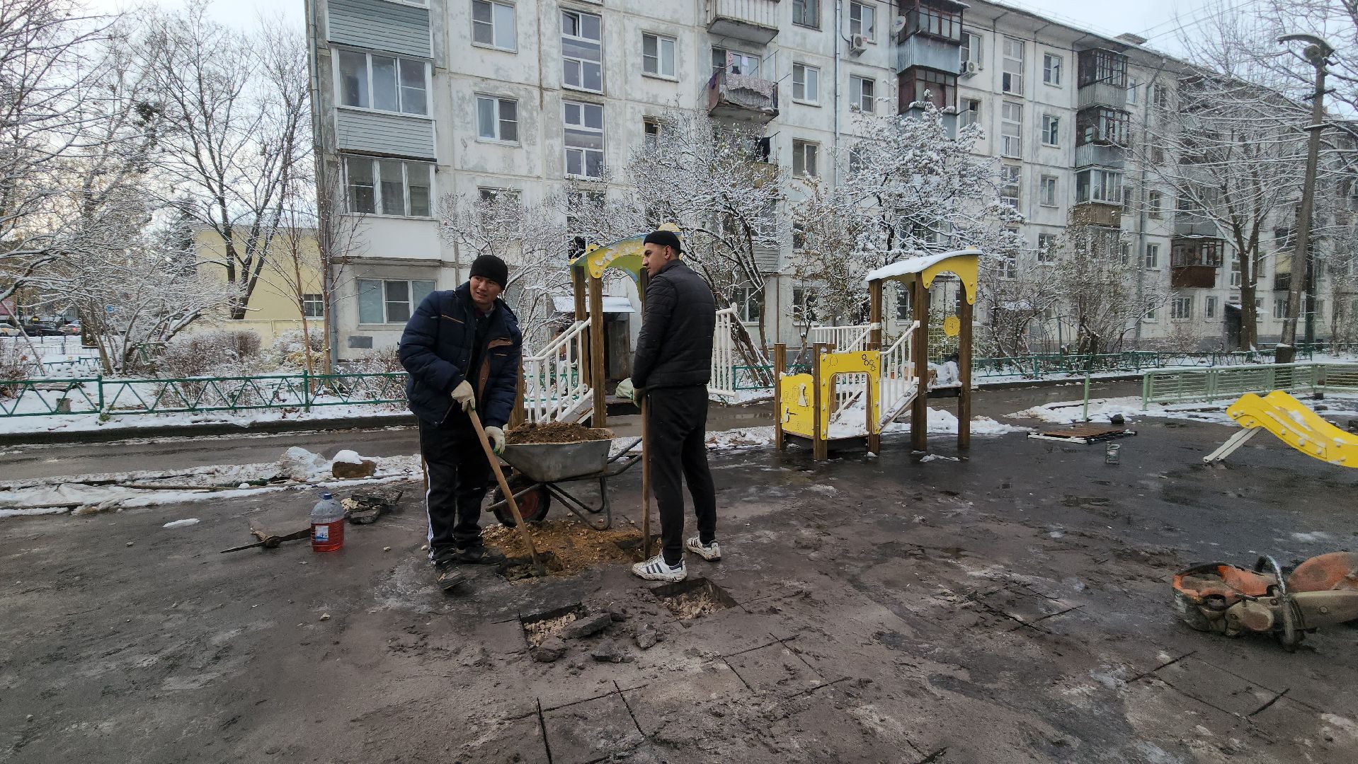 вертикалка, Пушкино, детская площадка, благоустройство, дети, качели, песочница, лавочки, ограждение,