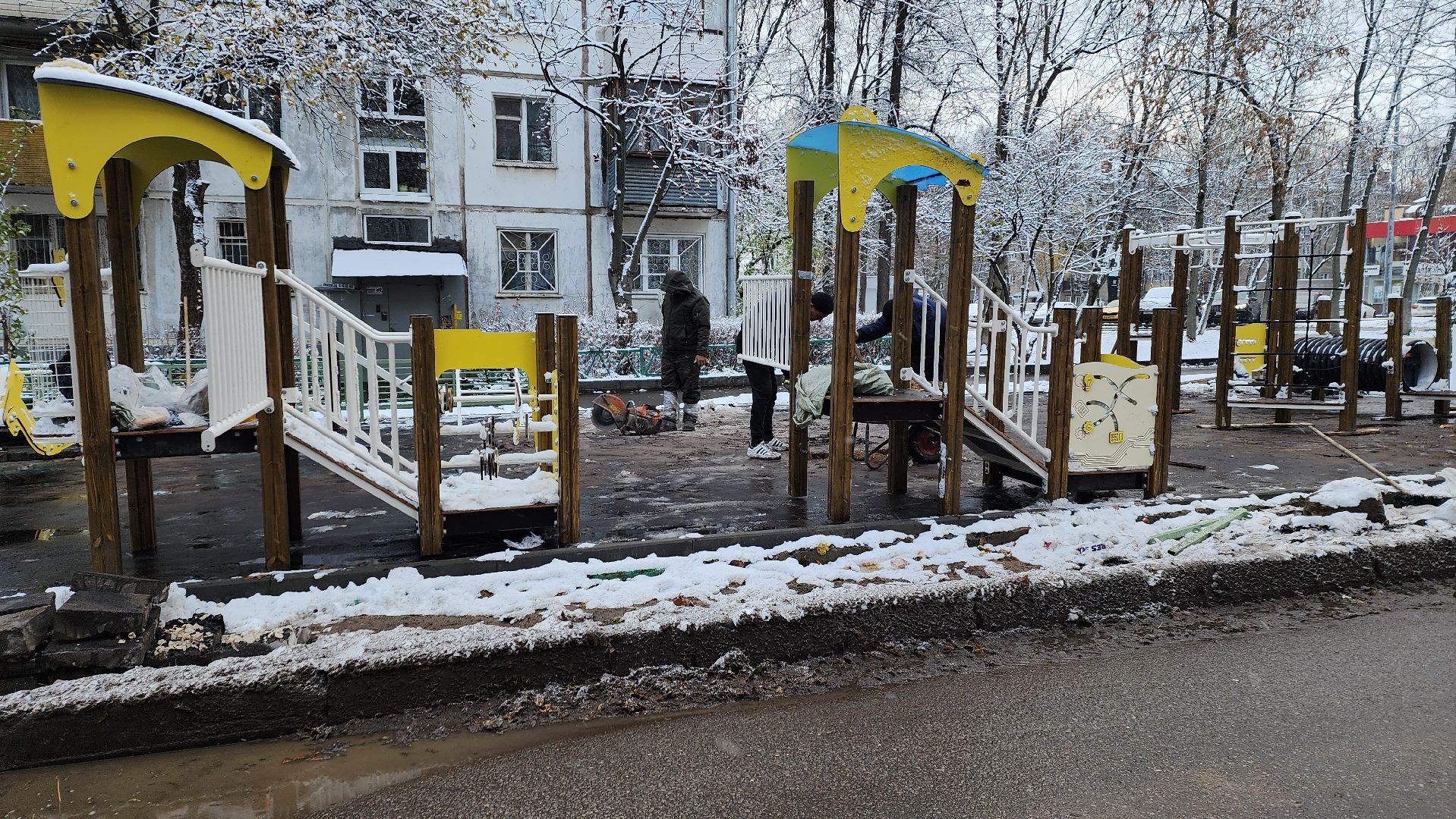 вертикалка, Пушкино, детская площадка, благоустройство, дети, качели, песочница, лавочки, ограждение,