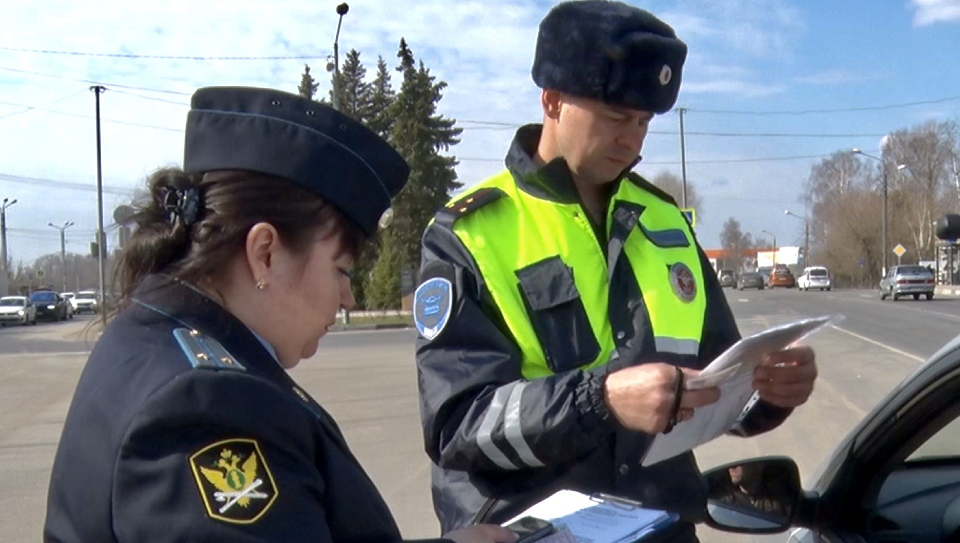 Клин, дороги, водители, проверка