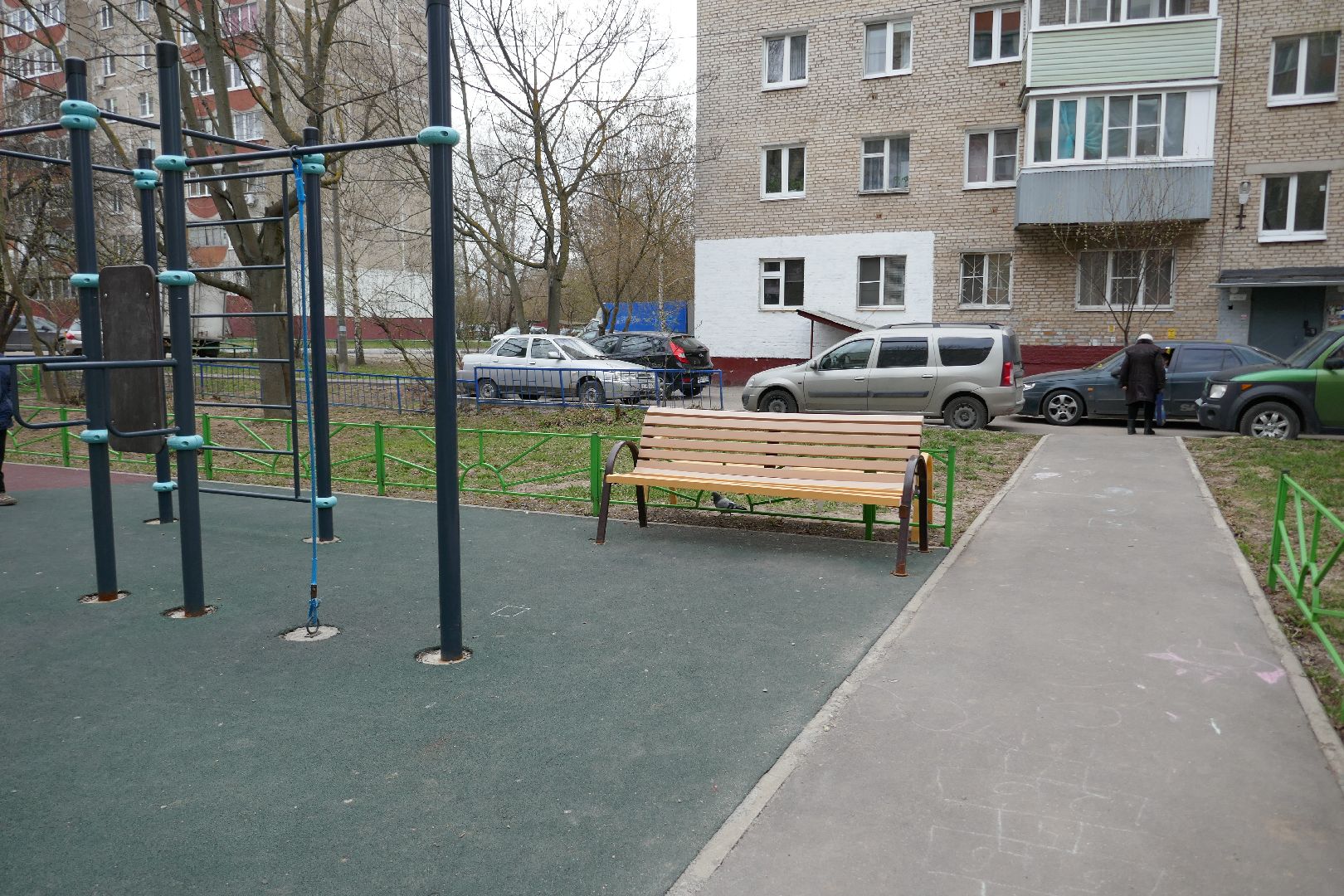 Подольск, скамейка, ЖКХ, управляющая компания