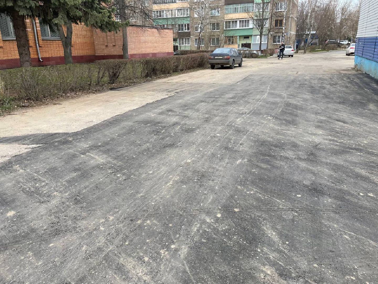 Серебряные Пруды, дворы, ямочный ремонт, благоустройство