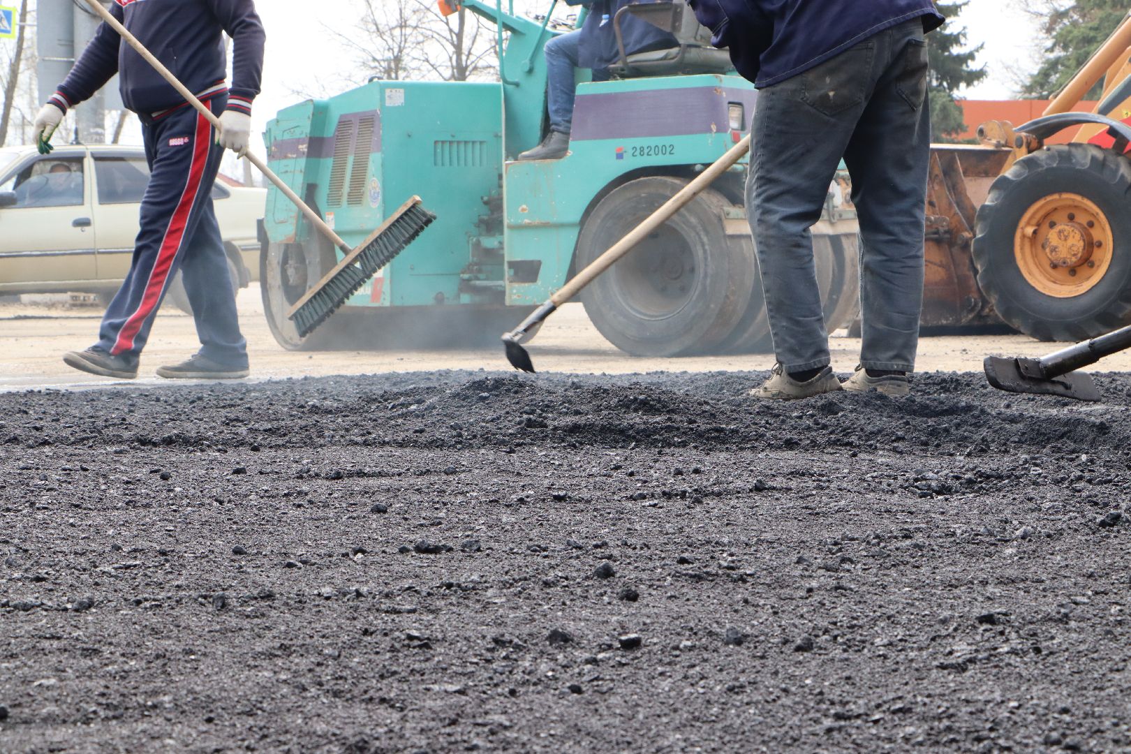 Серебряные Пруды, дворы, ямочный ремонт, благоустройство