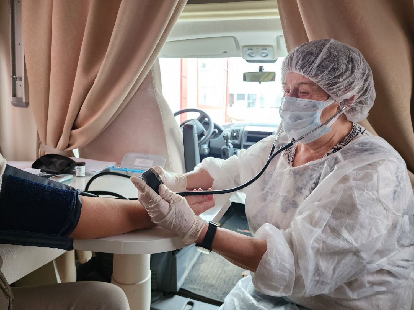 можайск, можайский городской округ, подмосковье, медицина, здравоохранение, диспансеризация, передвижные фельдшерско-акушерские пункты, фап, вакцинация, жители, отдалнные населенные пункты,