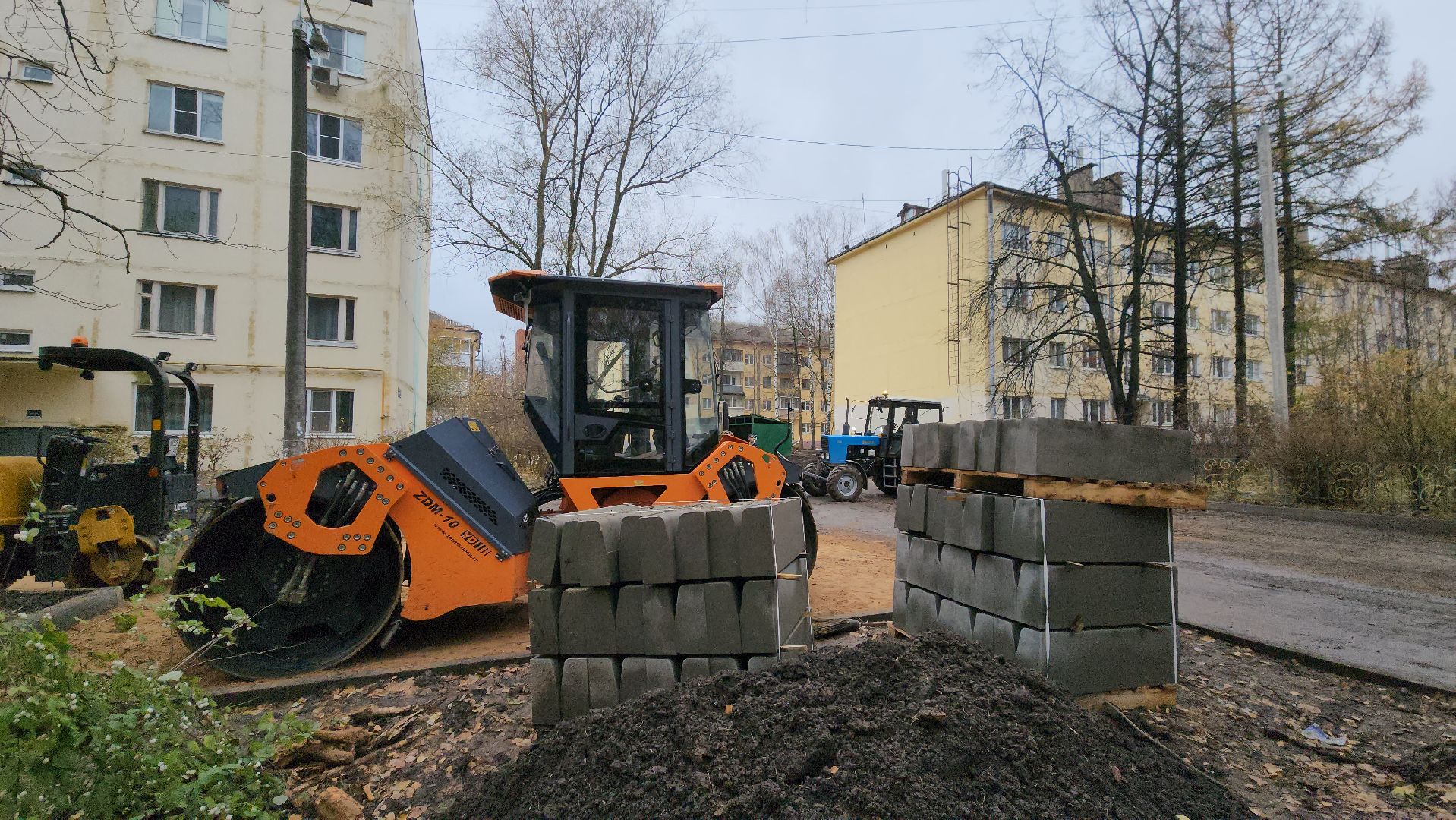 асфальтирование дворов дорог, Асфальт, Лобня, вертикалка,