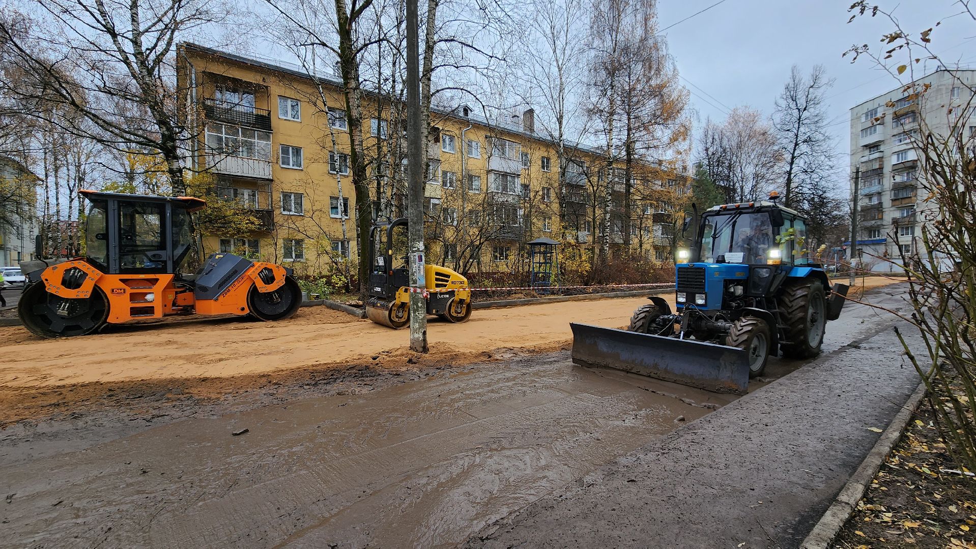 асфальтирование дворов дорог, Асфальт, Лобня, вертикалка,