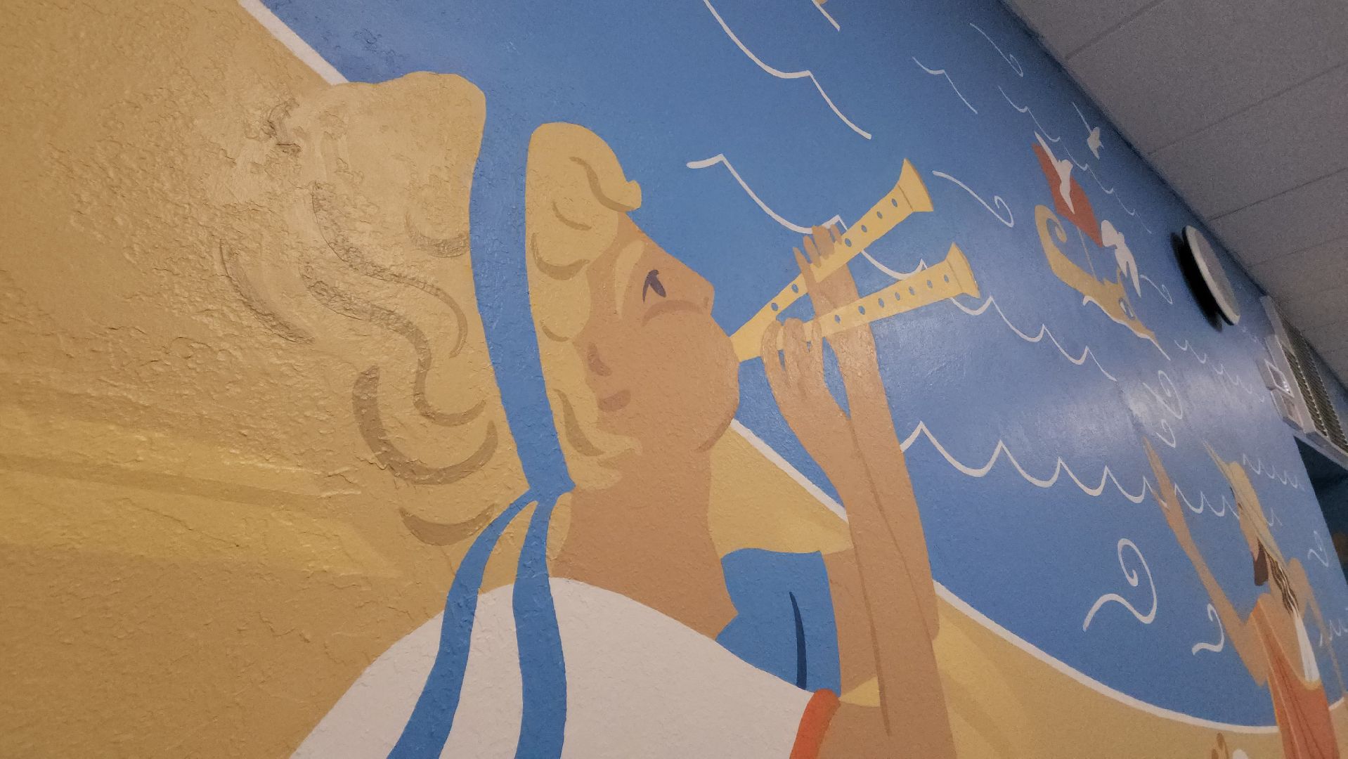 красногорск, дкц имени рошаля, роспись стен,Шилов, Алексей Шилов,